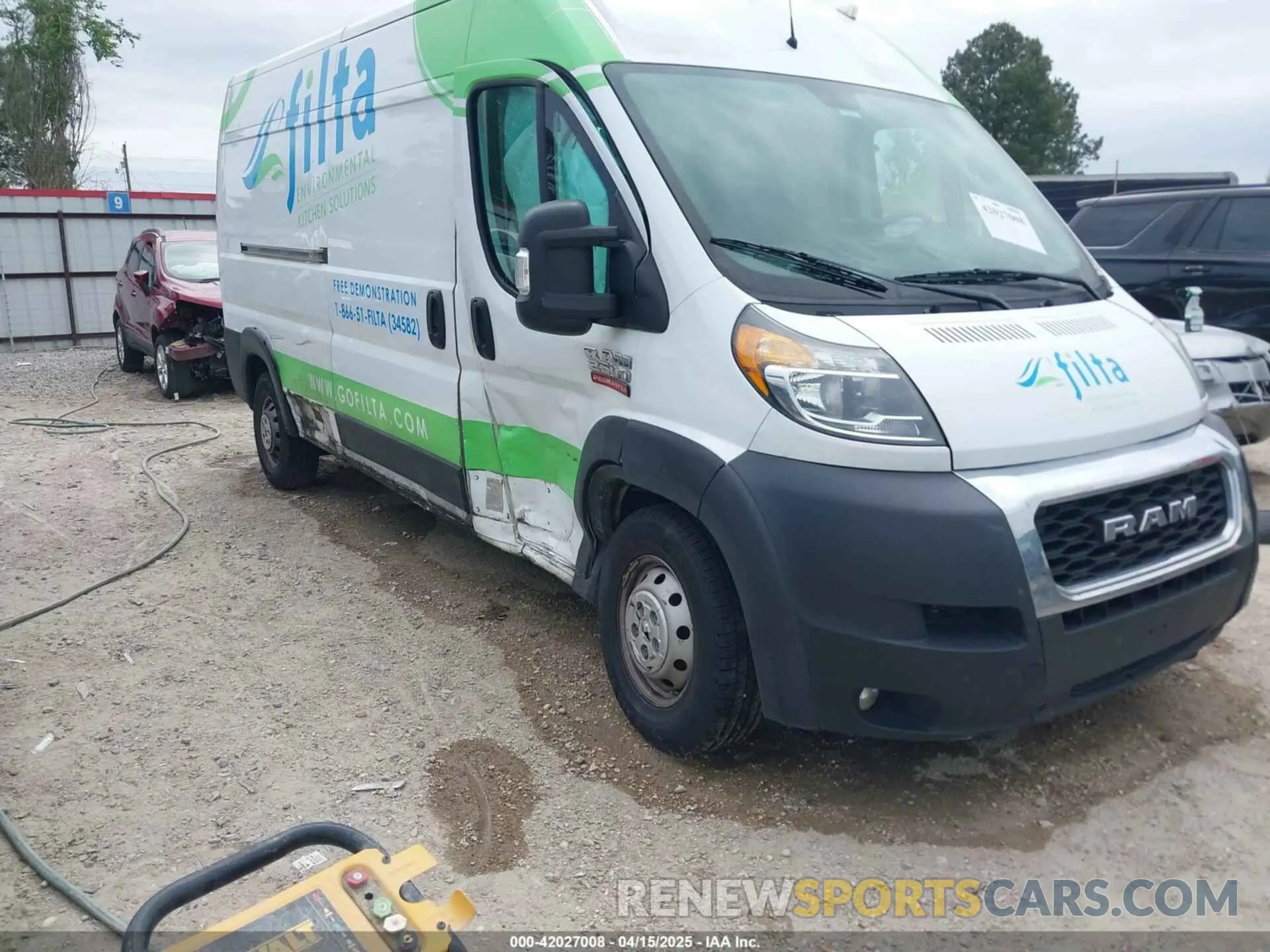 1 fotografías del automóvil dañado 3C6LRVDG0ME508237 RAM PROMASTER 2500 2021