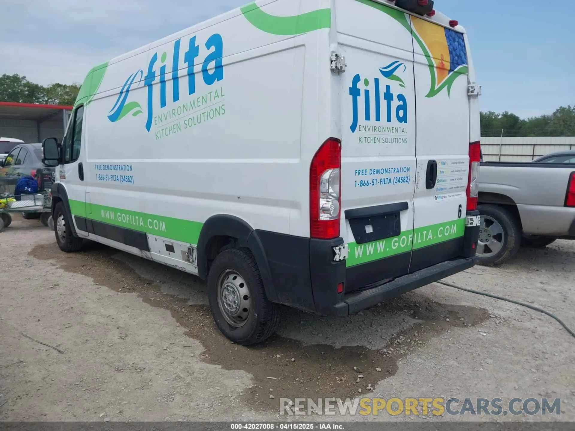 3 fotografías del automóvil dañado 3C6LRVDG0ME508237 RAM PROMASTER 2500 2021
