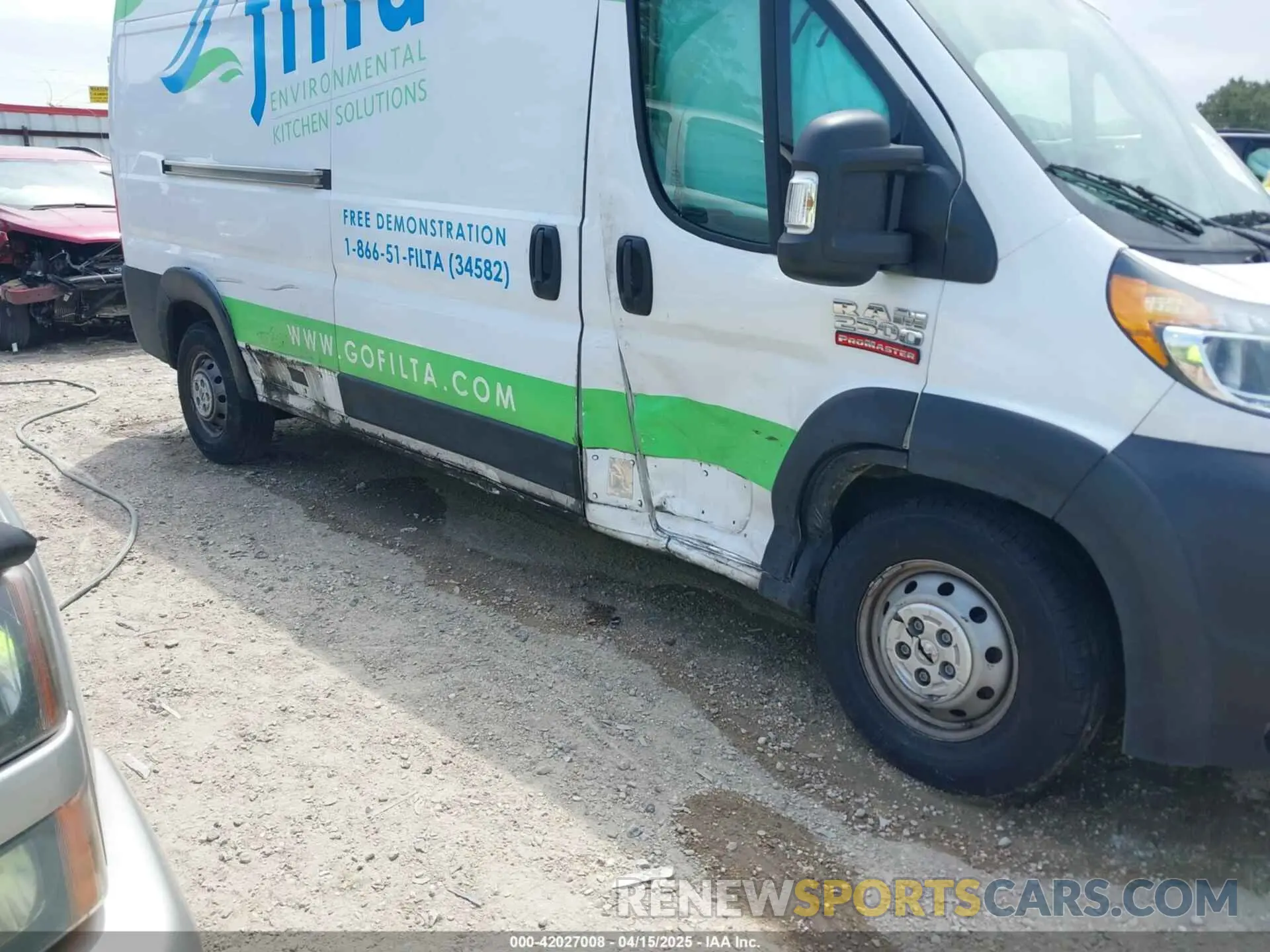 6 fotografías del automóvil dañado 3C6LRVDG0ME508237 RAM PROMASTER 2500 2021