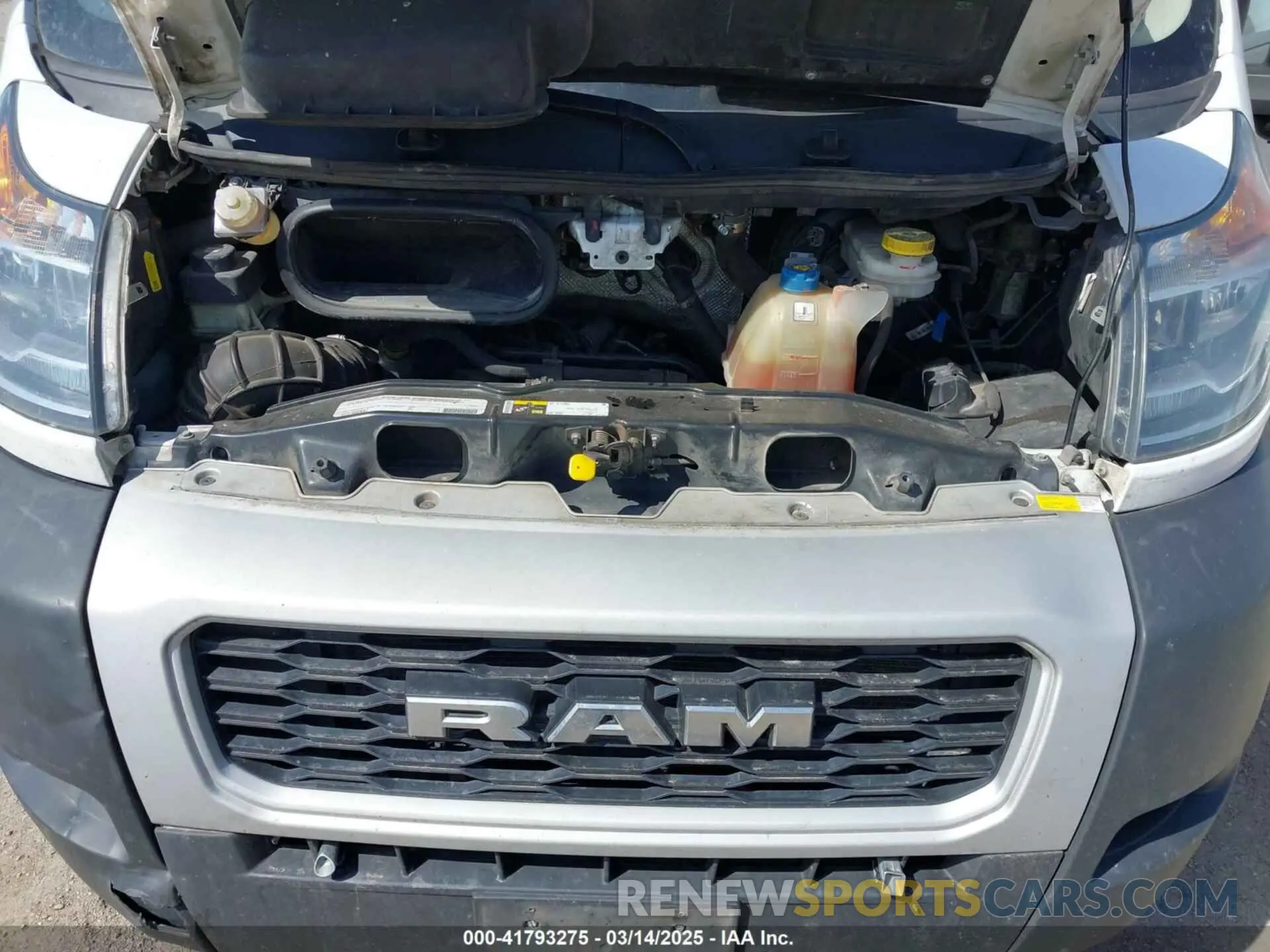 10 fotografías del automóvil dañado 3C6LRVDG0ME513129 RAM PROMASTER 2500 2021