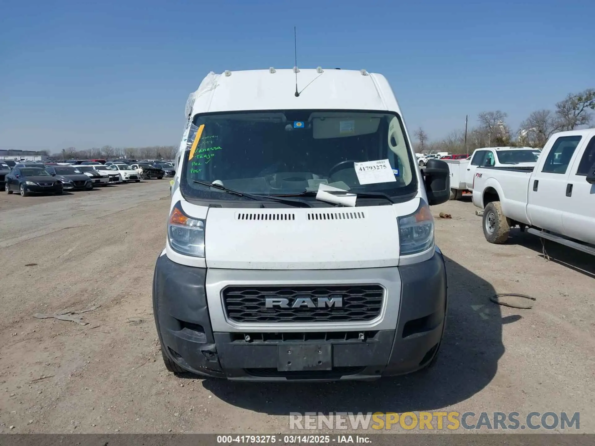 12 fotografías del automóvil dañado 3C6LRVDG0ME513129 RAM PROMASTER 2500 2021