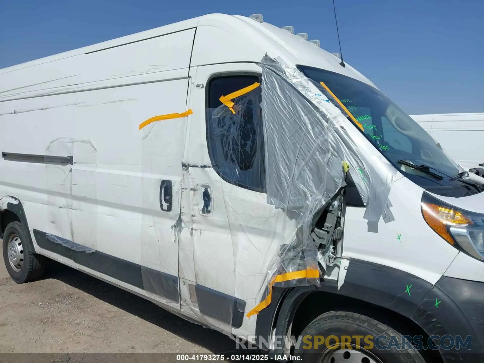 6 fotografías del automóvil dañado 3C6LRVDG0ME513129 RAM PROMASTER 2500 2021