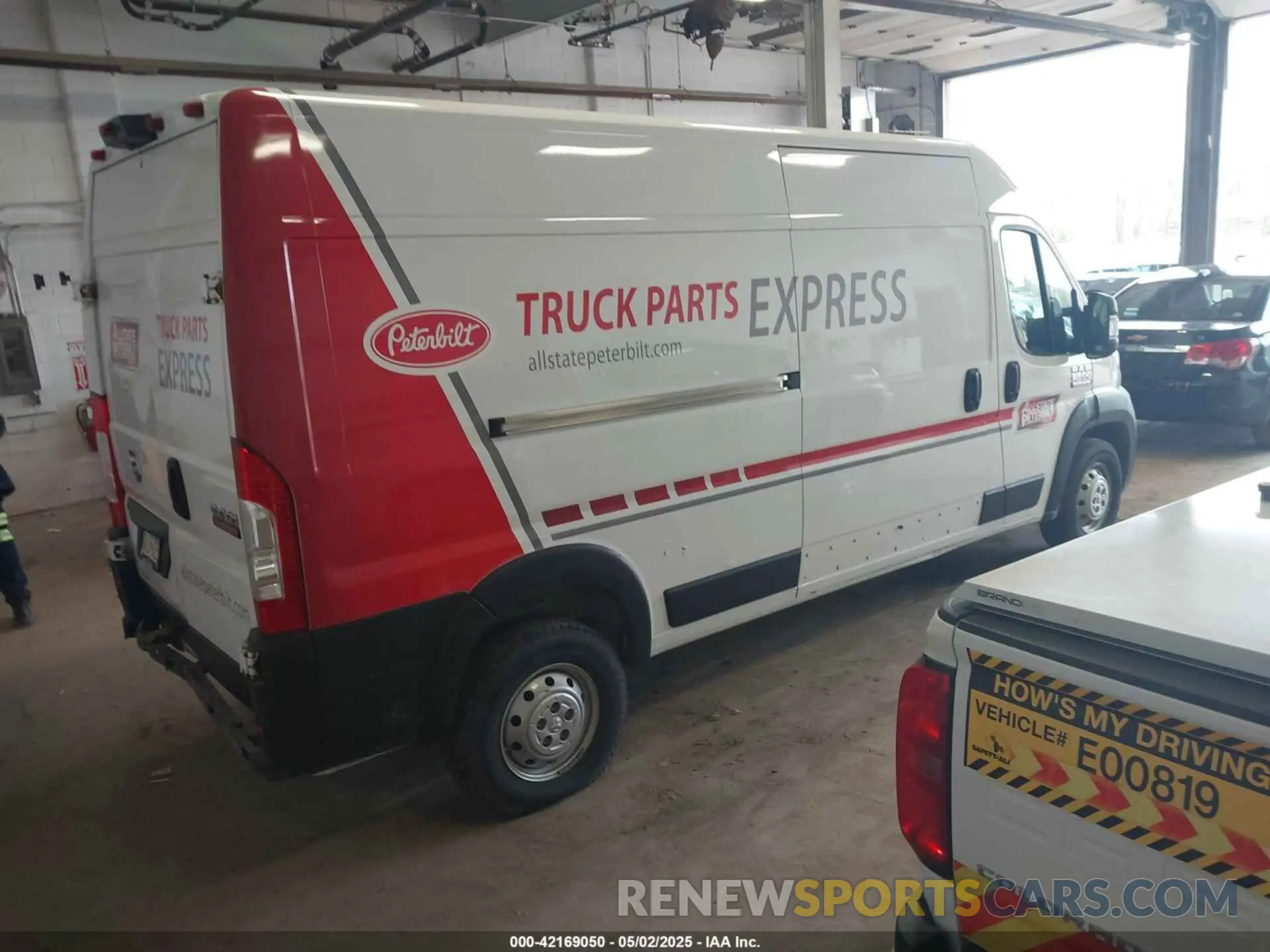 4 fotografías del automóvil dañado 3C6LRVDG1ME528271 RAM PROMASTER 2500 2021
