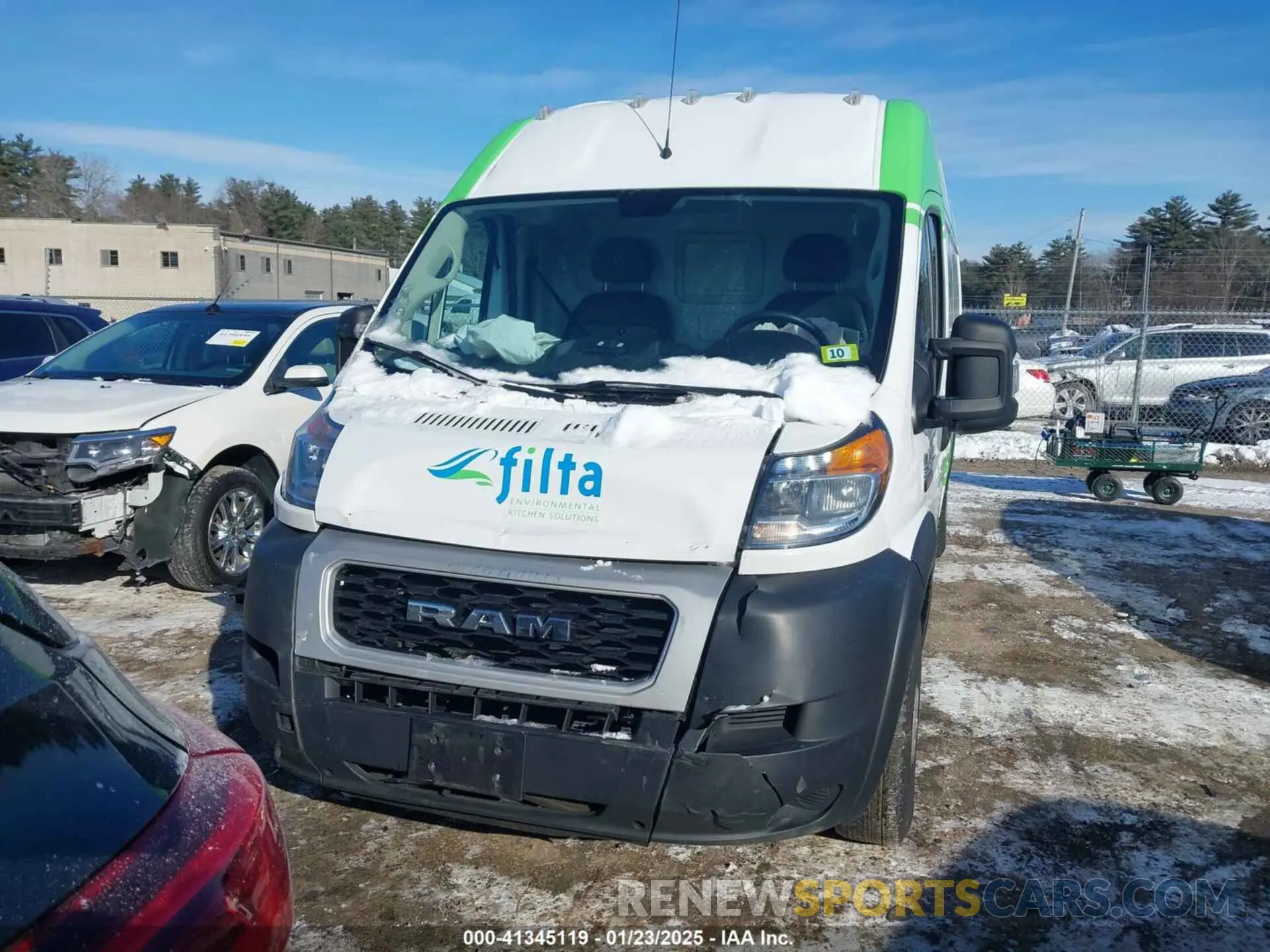 12 fotografías del automóvil dañado 3C6LRVDG2ME558654 RAM PROMASTER 2500 2021