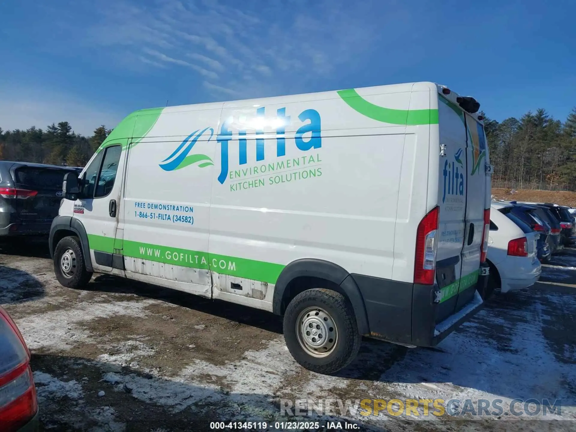 14 fotografías del automóvil dañado 3C6LRVDG2ME558654 RAM PROMASTER 2500 2021