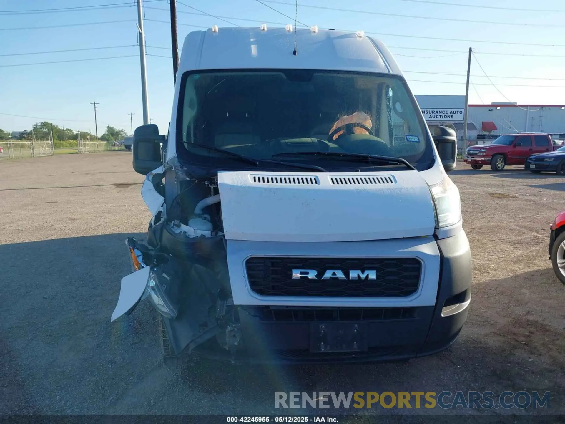 12 fotografías del automóvil dañado 3C6LRVDG3ME524187 RAM PROMASTER 2500 2021