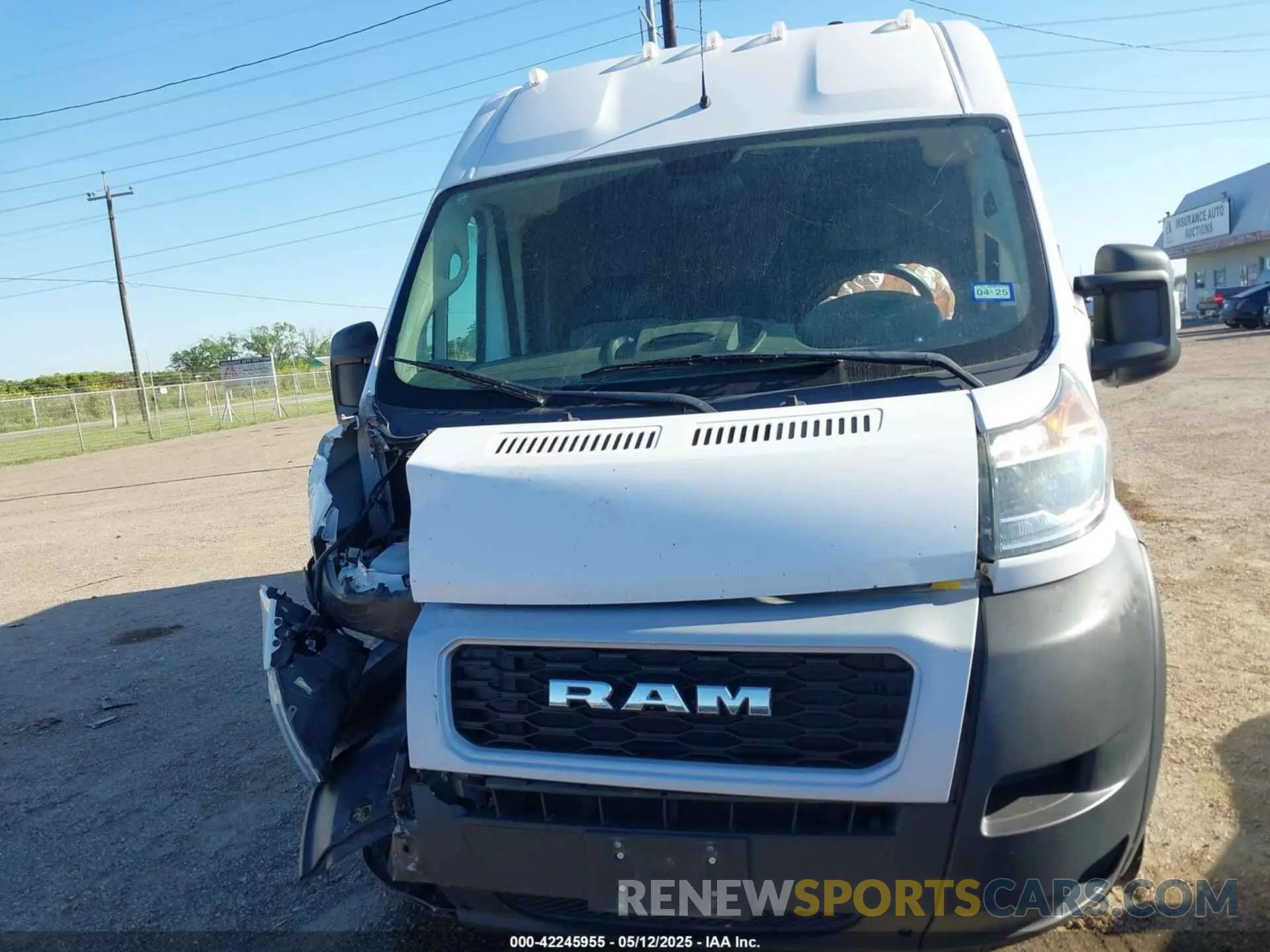 6 fotografías del automóvil dañado 3C6LRVDG3ME524187 RAM PROMASTER 2500 2021