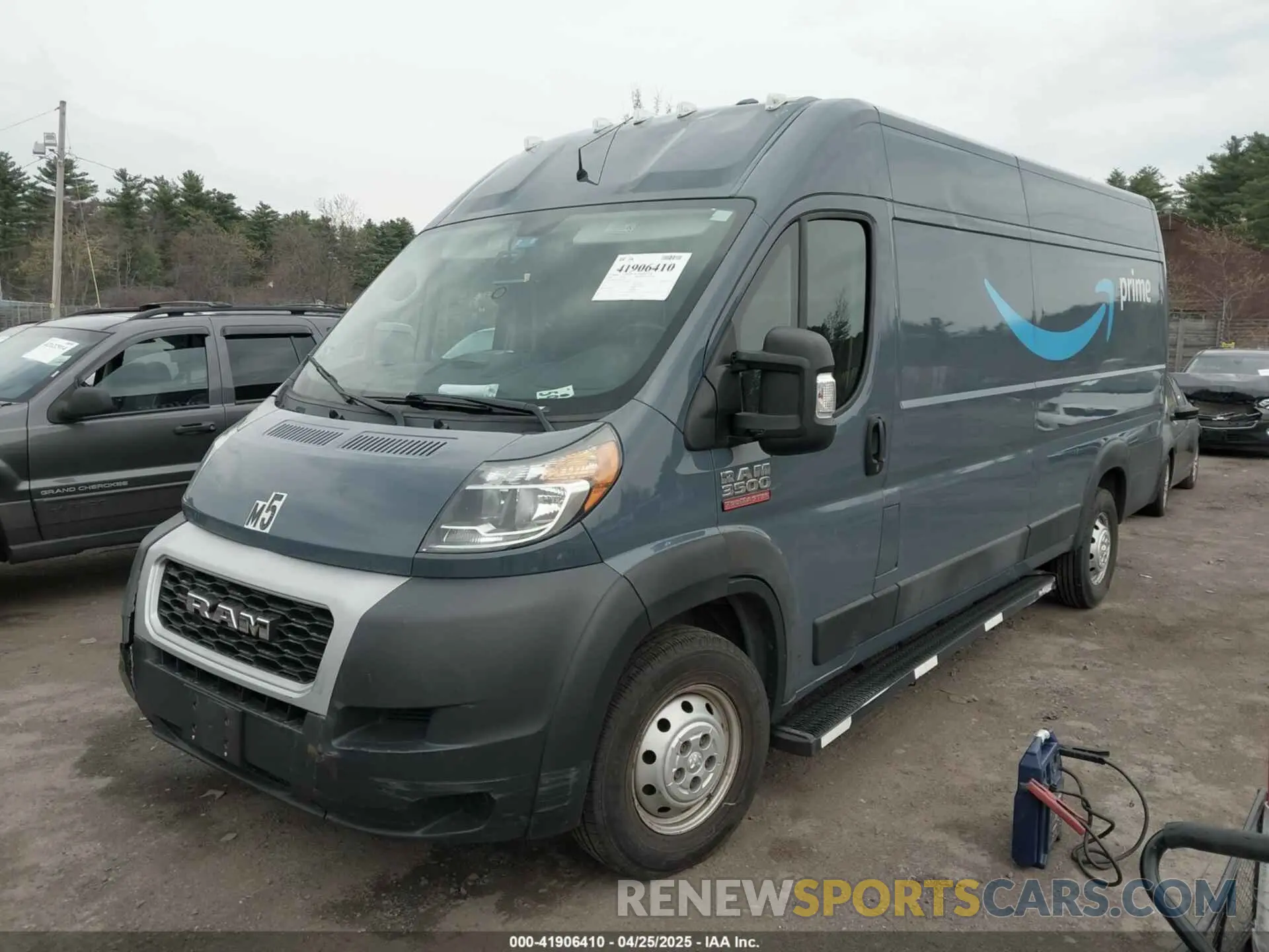 2 fotografías del automóvil dañado 3C6LRVDG3ME565967 RAM PROMASTER 2500 2021