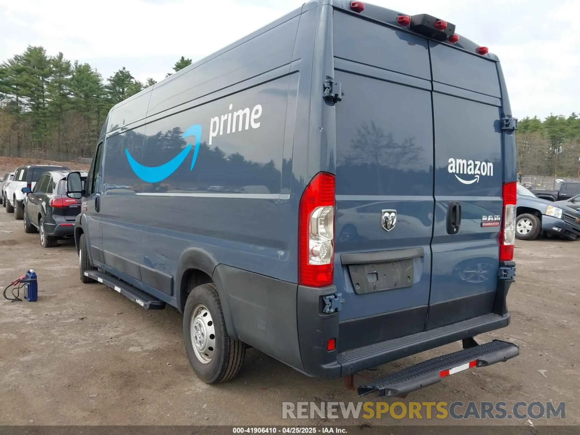 3 fotografías del automóvil dañado 3C6LRVDG3ME565967 RAM PROMASTER 2500 2021