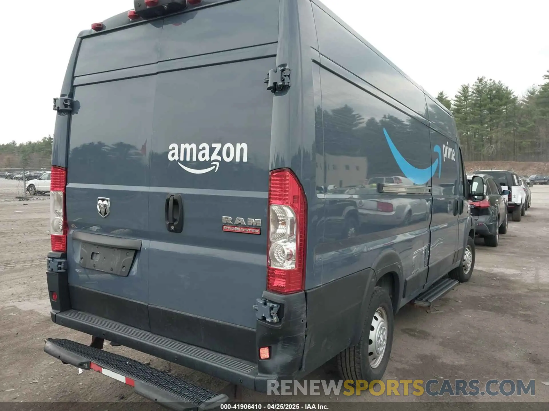 4 fotografías del automóvil dañado 3C6LRVDG3ME565967 RAM PROMASTER 2500 2021