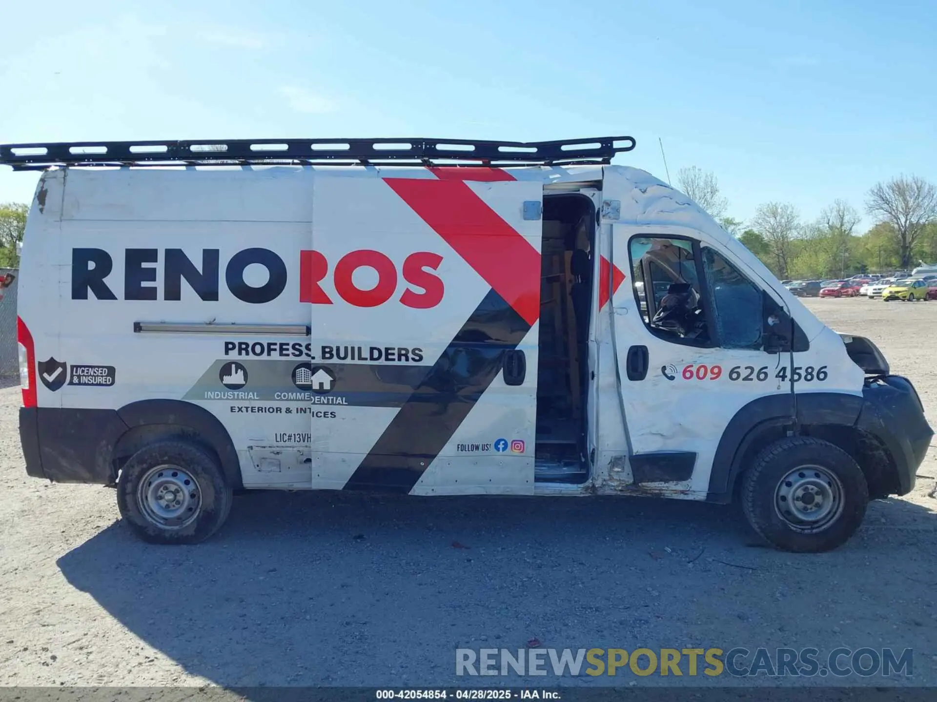 13 fotografías del automóvil dañado 3C6LRVDG4ME510878 RAM PROMASTER 2500 2021