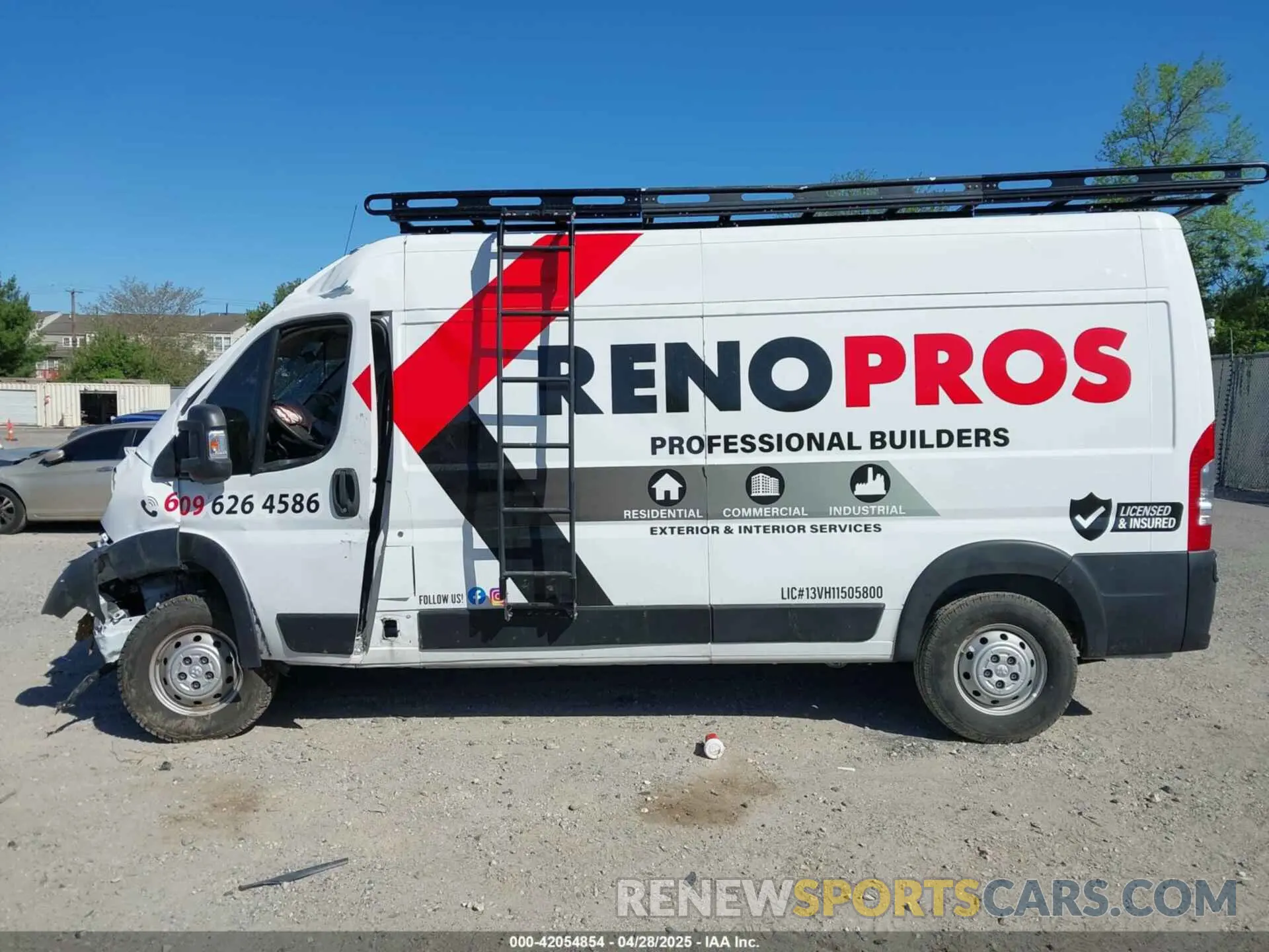 14 fotografías del automóvil dañado 3C6LRVDG4ME510878 RAM PROMASTER 2500 2021