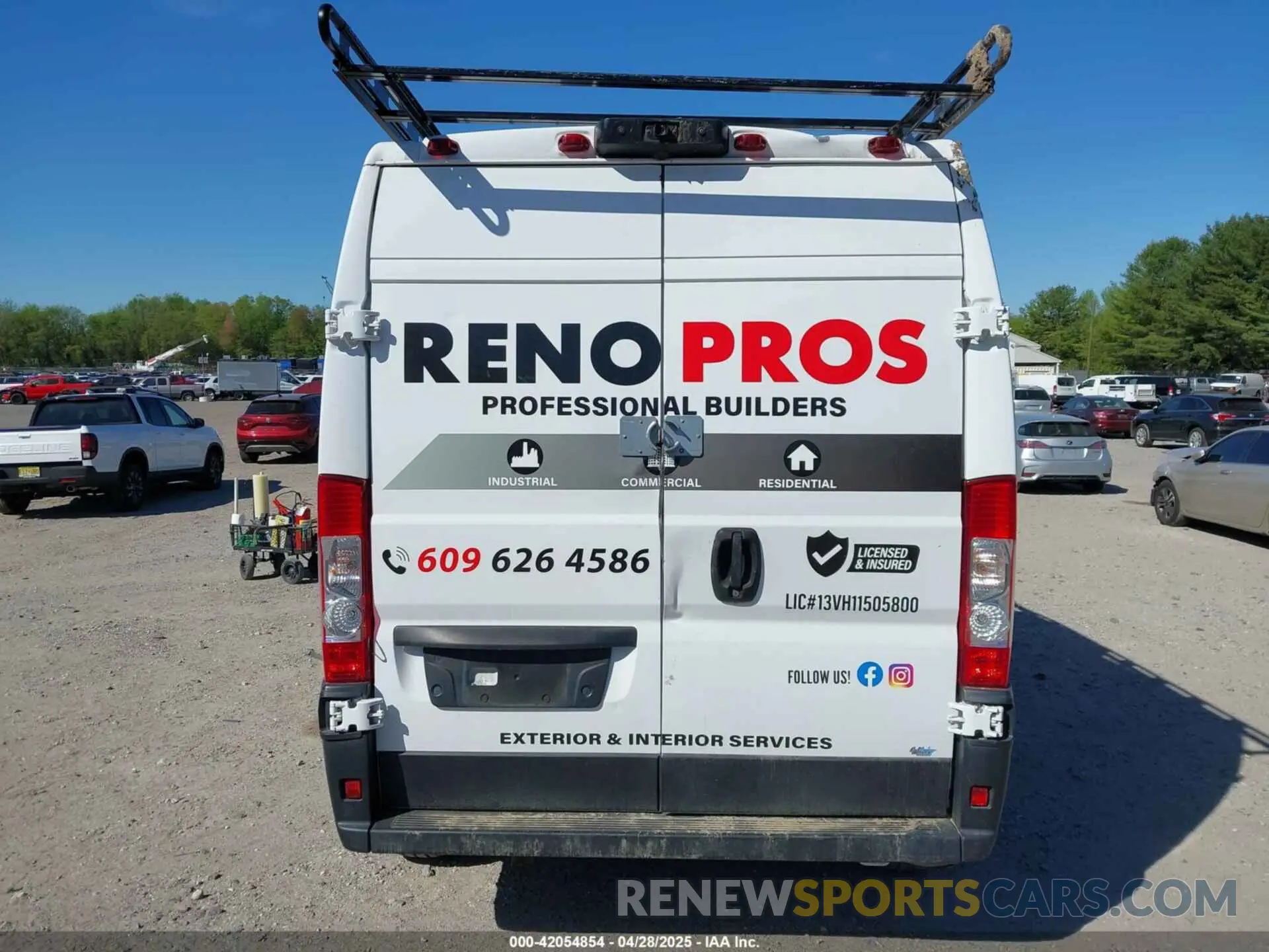 16 fotografías del automóvil dañado 3C6LRVDG4ME510878 RAM PROMASTER 2500 2021