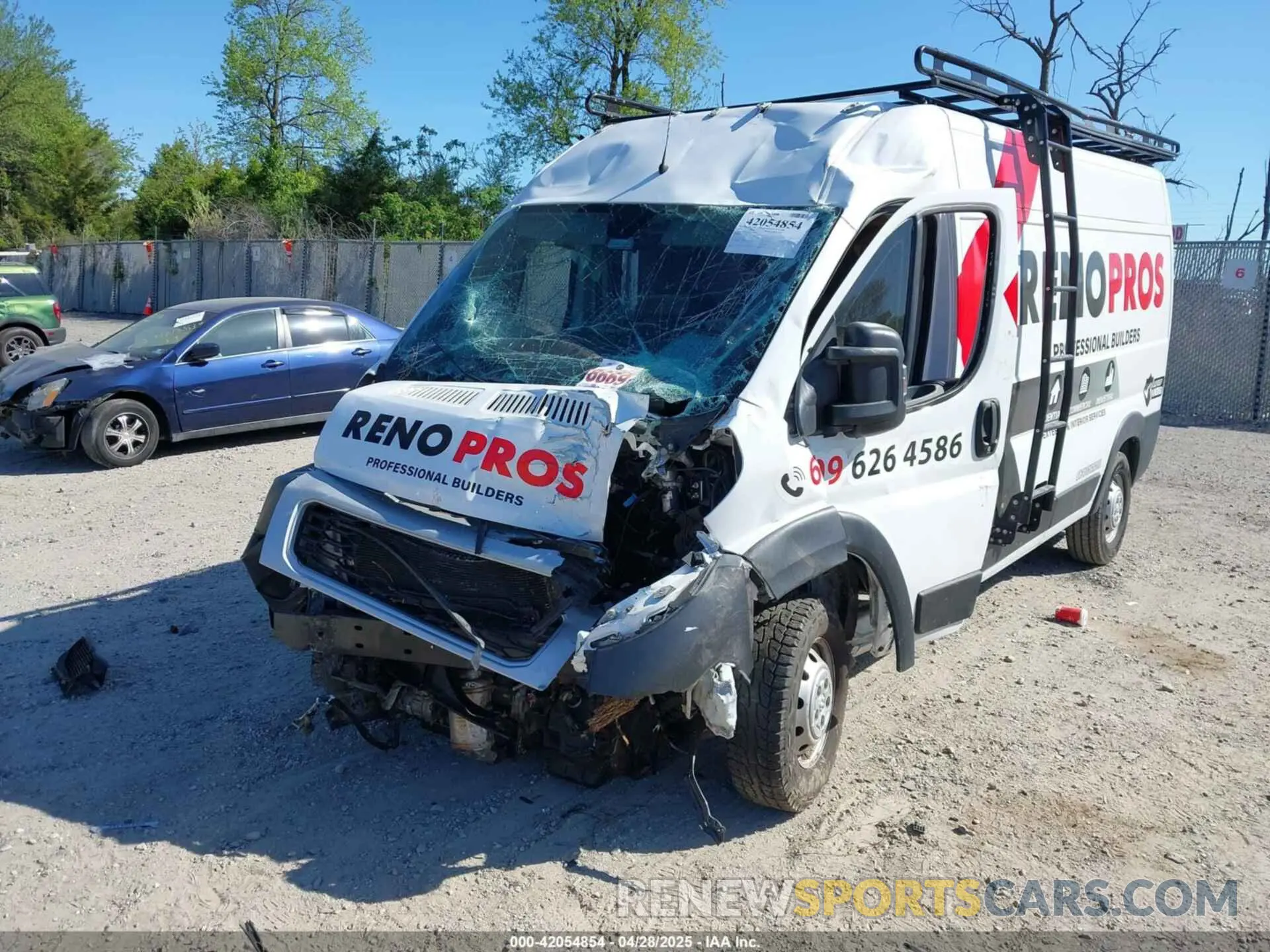 6 fotografías del automóvil dañado 3C6LRVDG4ME510878 RAM PROMASTER 2500 2021