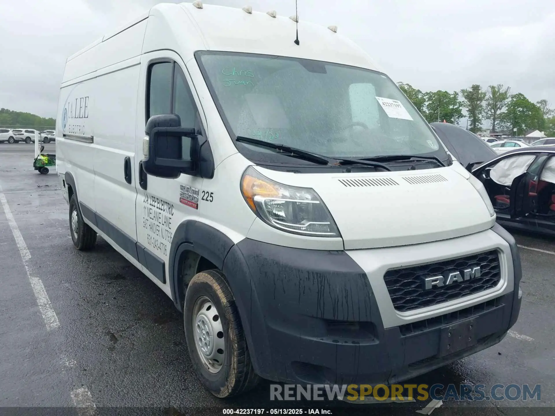 1 fotografías del automóvil dañado 3C6LRVDG5ME576517 RAM PROMASTER 2500 2021