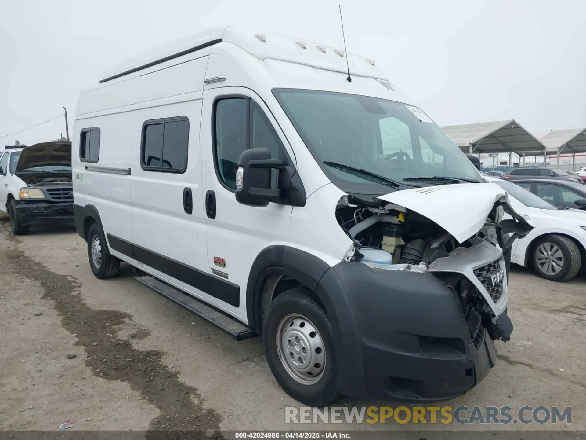 1 fotografías del automóvil dañado 3C6LRVDG7ME517887 RAM PROMASTER 2500 2021