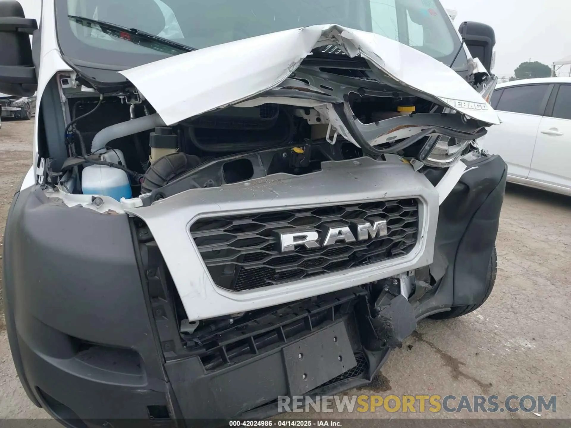 6 fotografías del automóvil dañado 3C6LRVDG7ME517887 RAM PROMASTER 2500 2021