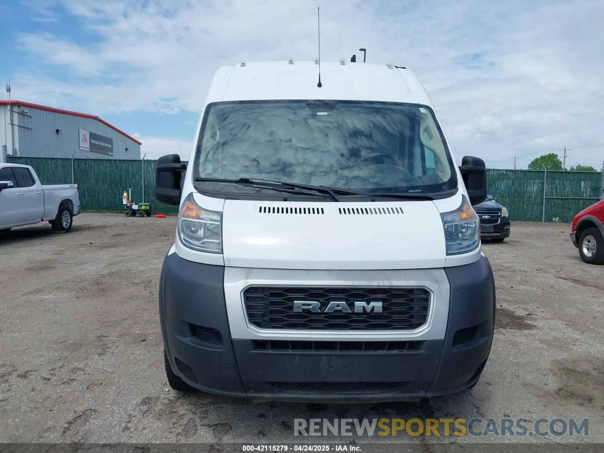 12 fotografías del automóvil dañado 3C6LRVDG8ME508972 RAM PROMASTER 2500 2021