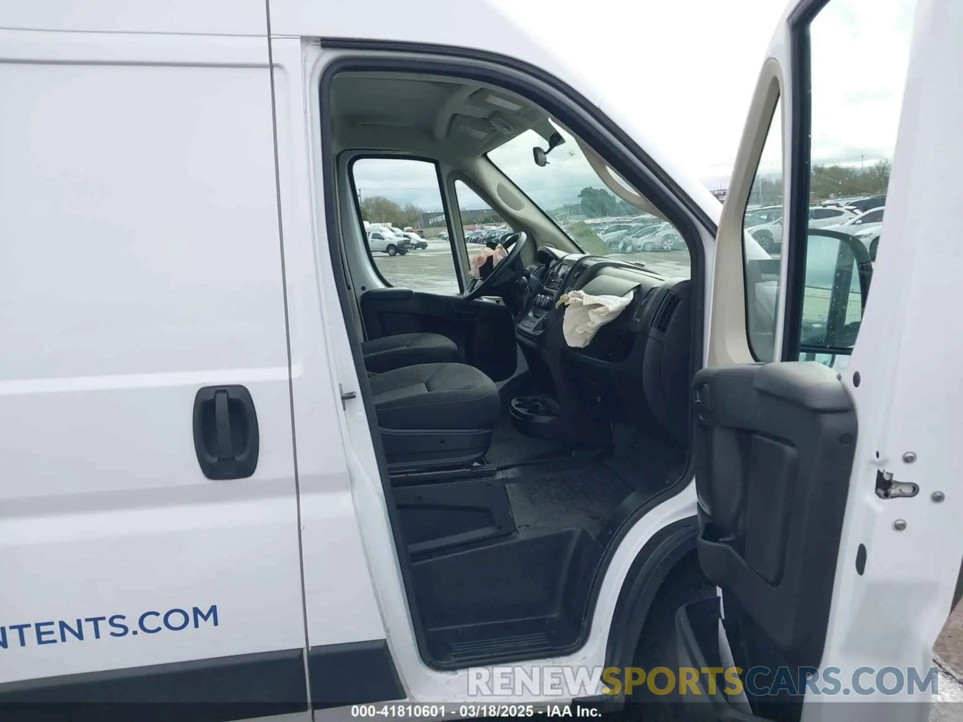 8 fotografías del automóvil dañado 3C6LRVDG8ME513895 RAM PROMASTER 2500 2021