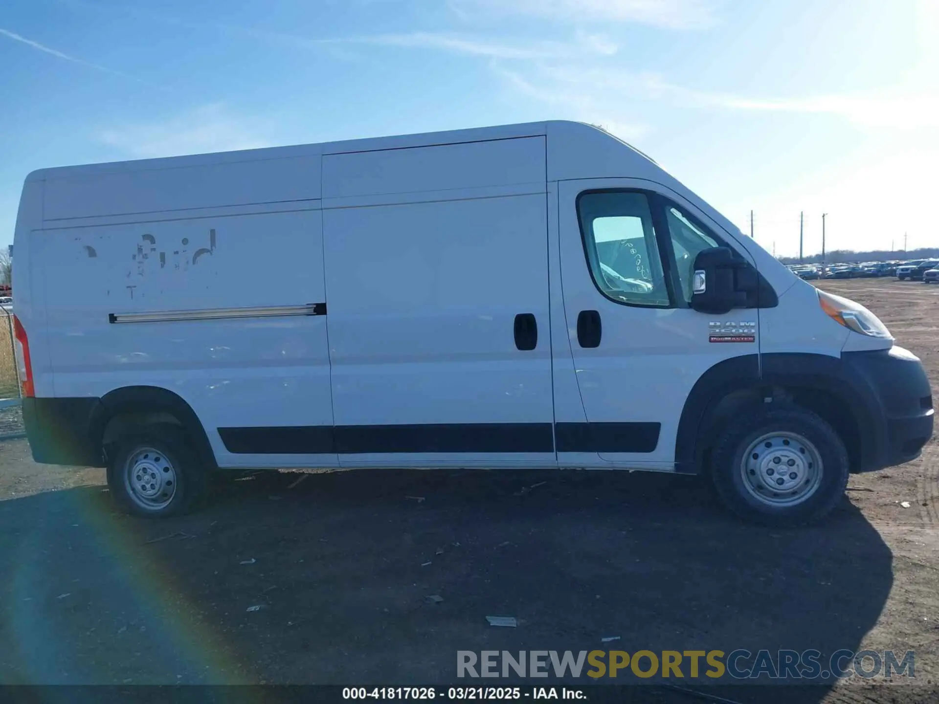 13 fotografías del automóvil dañado 3C6LRVDG9ME527725 RAM PROMASTER 2500 2021