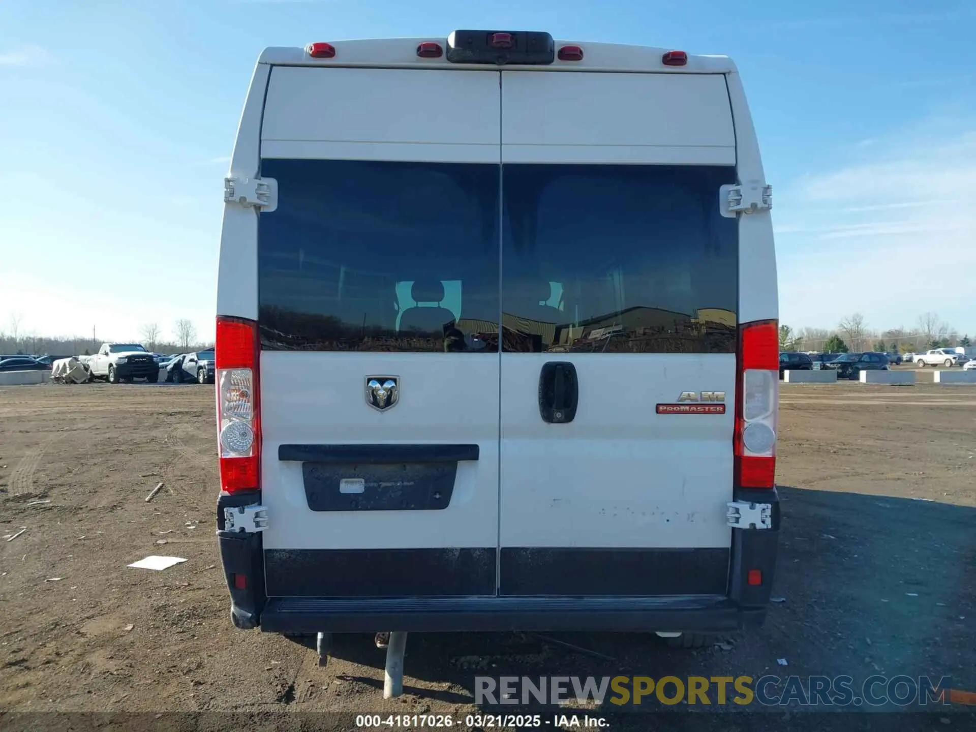 16 fotografías del automóvil dañado 3C6LRVDG9ME527725 RAM PROMASTER 2500 2021