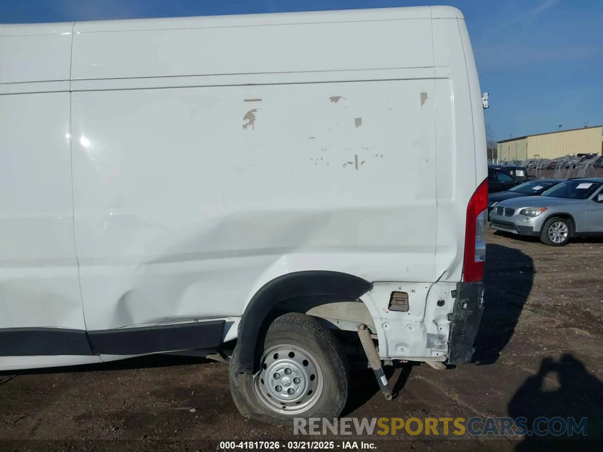 6 fotografías del automóvil dañado 3C6LRVDG9ME527725 RAM PROMASTER 2500 2021