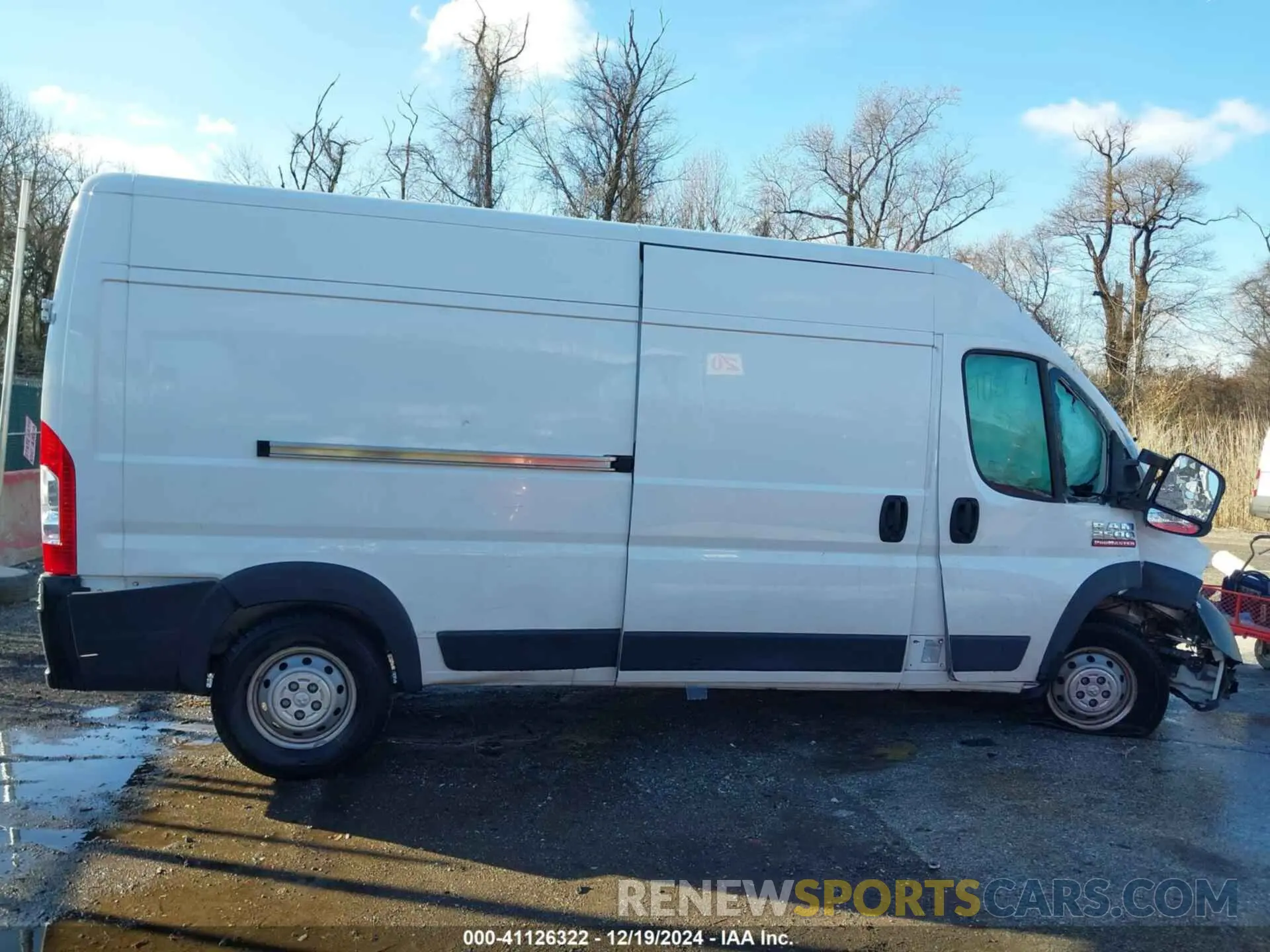14 fotografías del automóvil dañado 3C6LRVDGXME554240 RAM PROMASTER 2500 2021