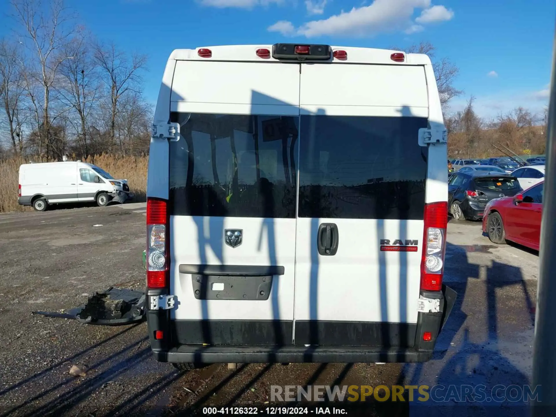 17 fotografías del automóvil dañado 3C6LRVDGXME554240 RAM PROMASTER 2500 2021