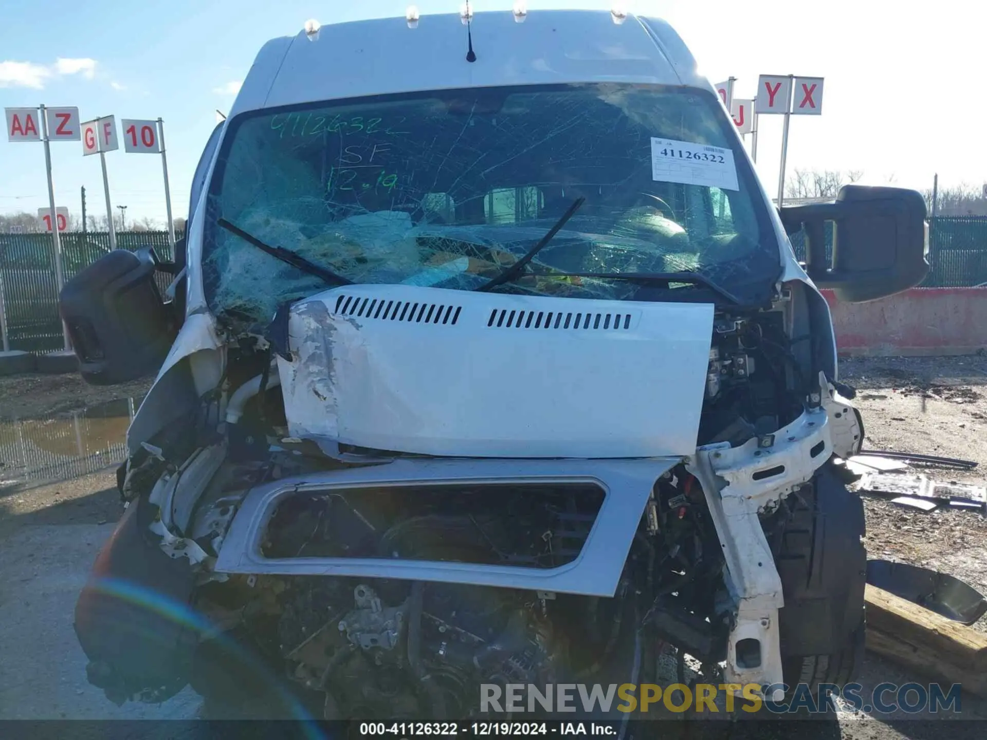 6 fotografías del automóvil dañado 3C6LRVDGXME554240 RAM PROMASTER 2500 2021