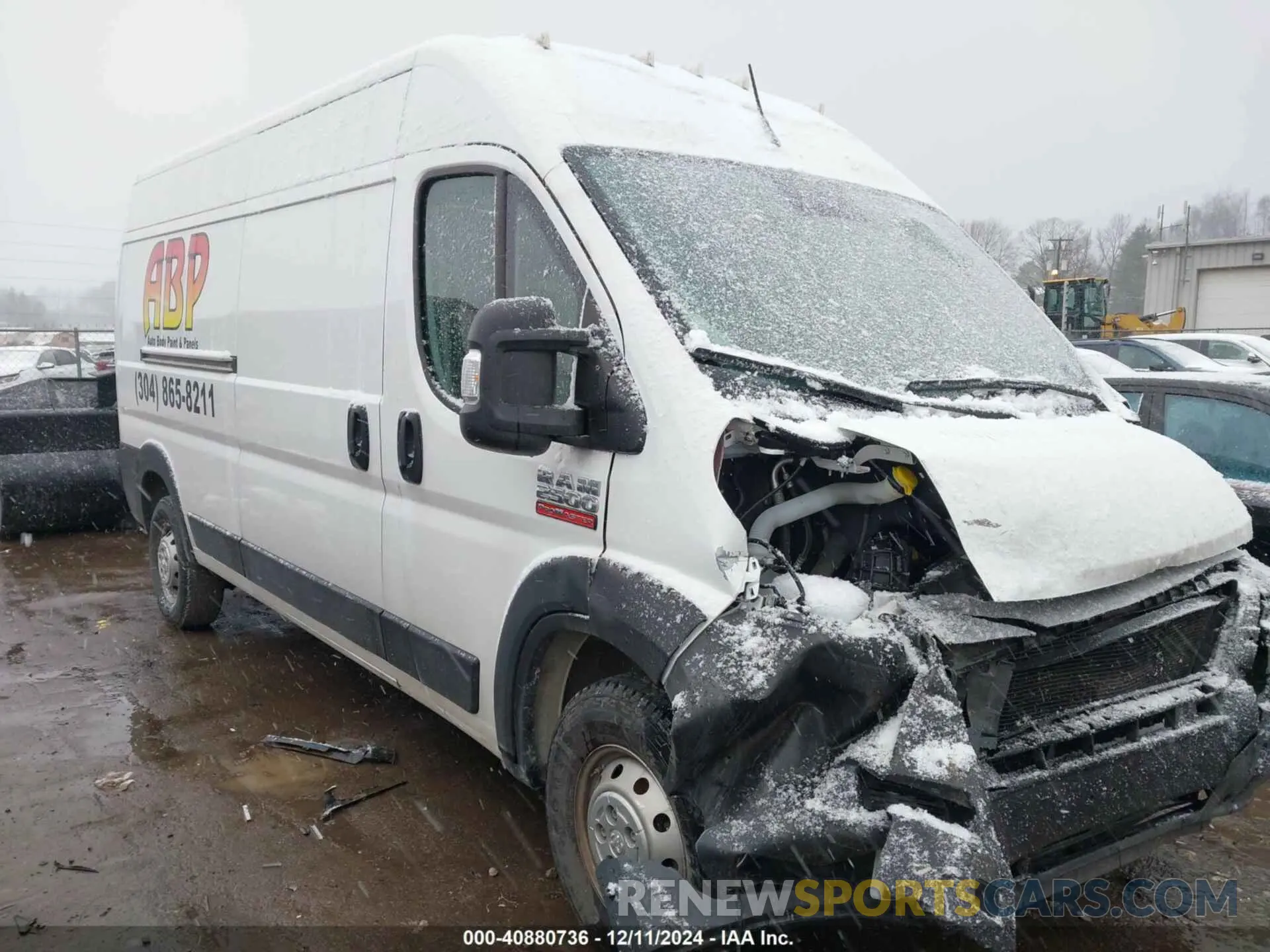 1 fotografías del automóvil dañado 3C6LRVDG4NE122244 RAM PROMASTER 2500 2022