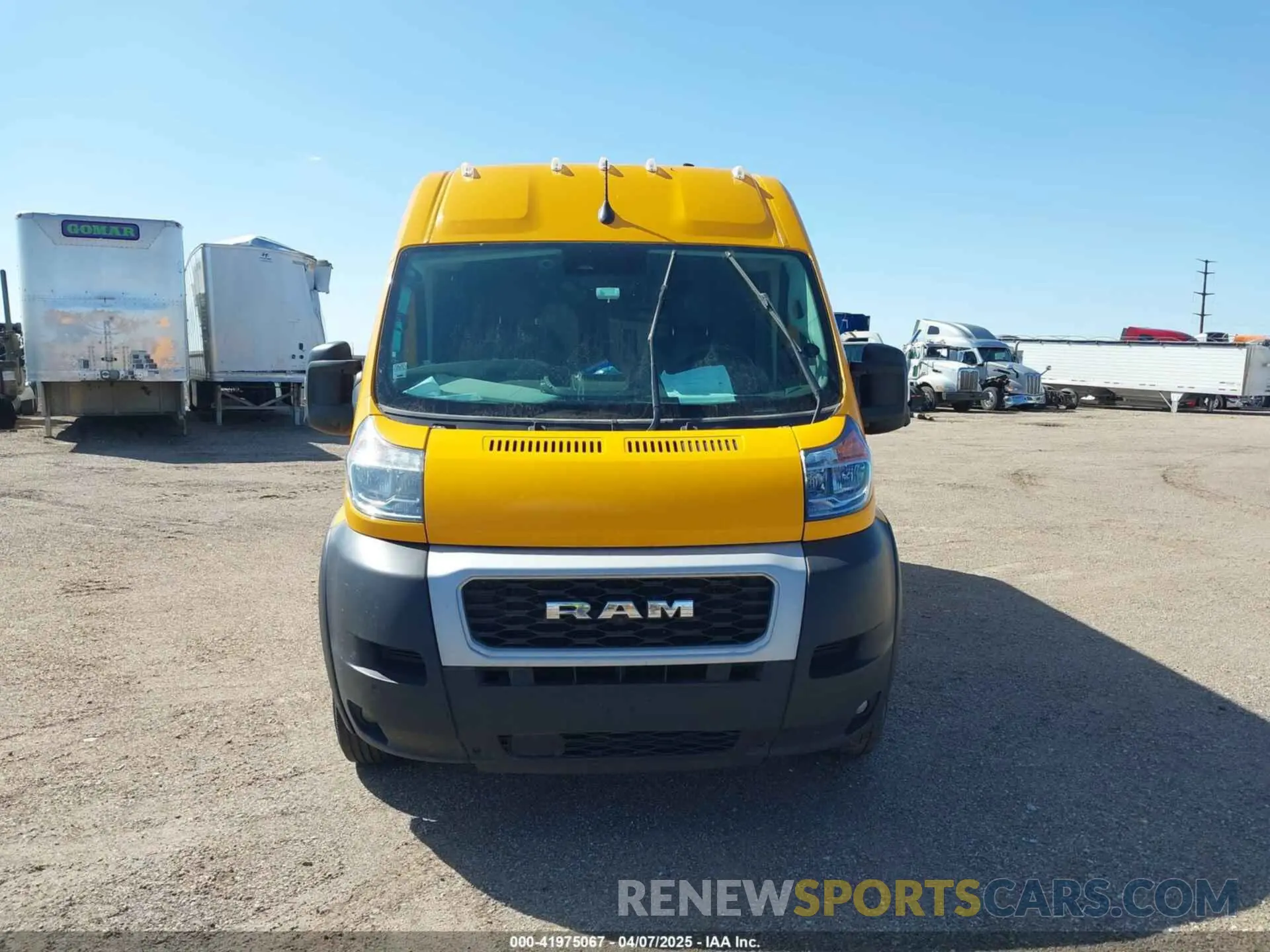 11 fotografías del automóvil dañado 3C6LRVDG5NE118428 RAM PROMASTER 2500 2022