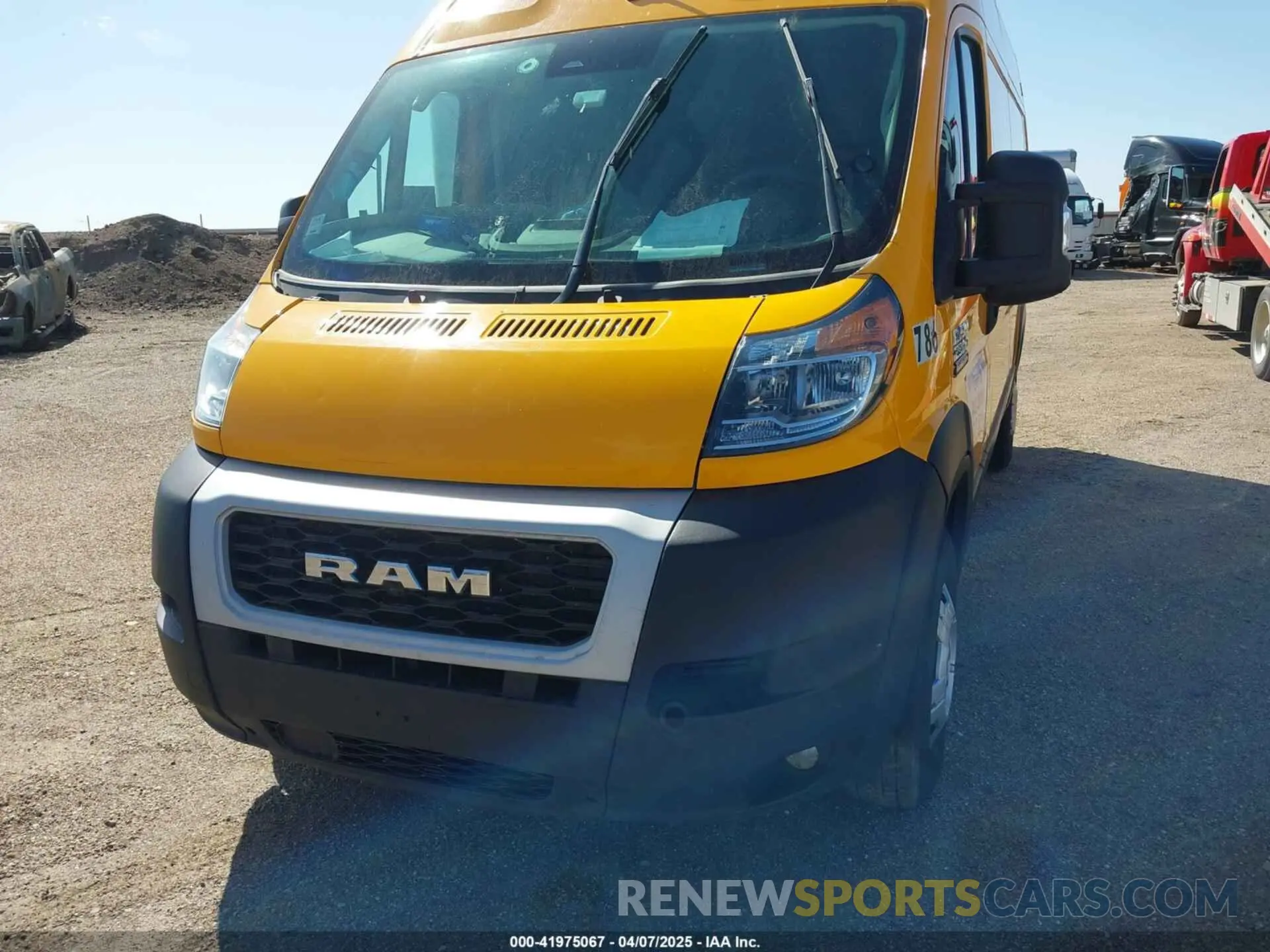 6 fotografías del automóvil dañado 3C6LRVDG5NE118428 RAM PROMASTER 2500 2022