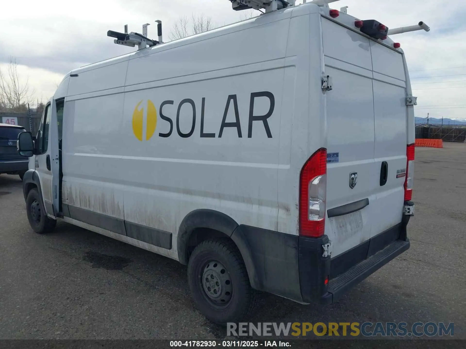 3 fotografías del automóvil dañado 3C6LRVDG8NE123557 RAM PROMASTER 2500 2022