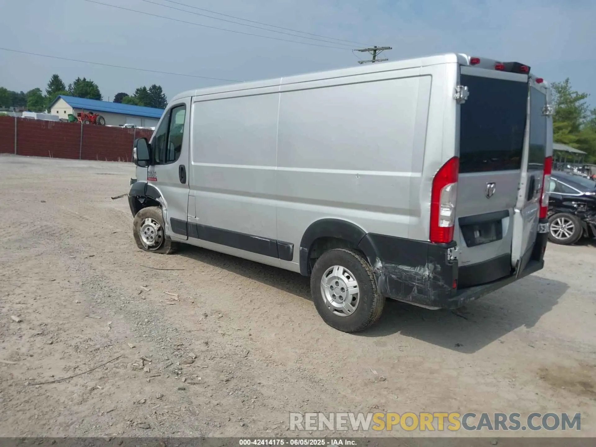 3 fotografías del automóvil dañado 3C6LRVVG3NE110178 RAM PROMASTER 2500 2022