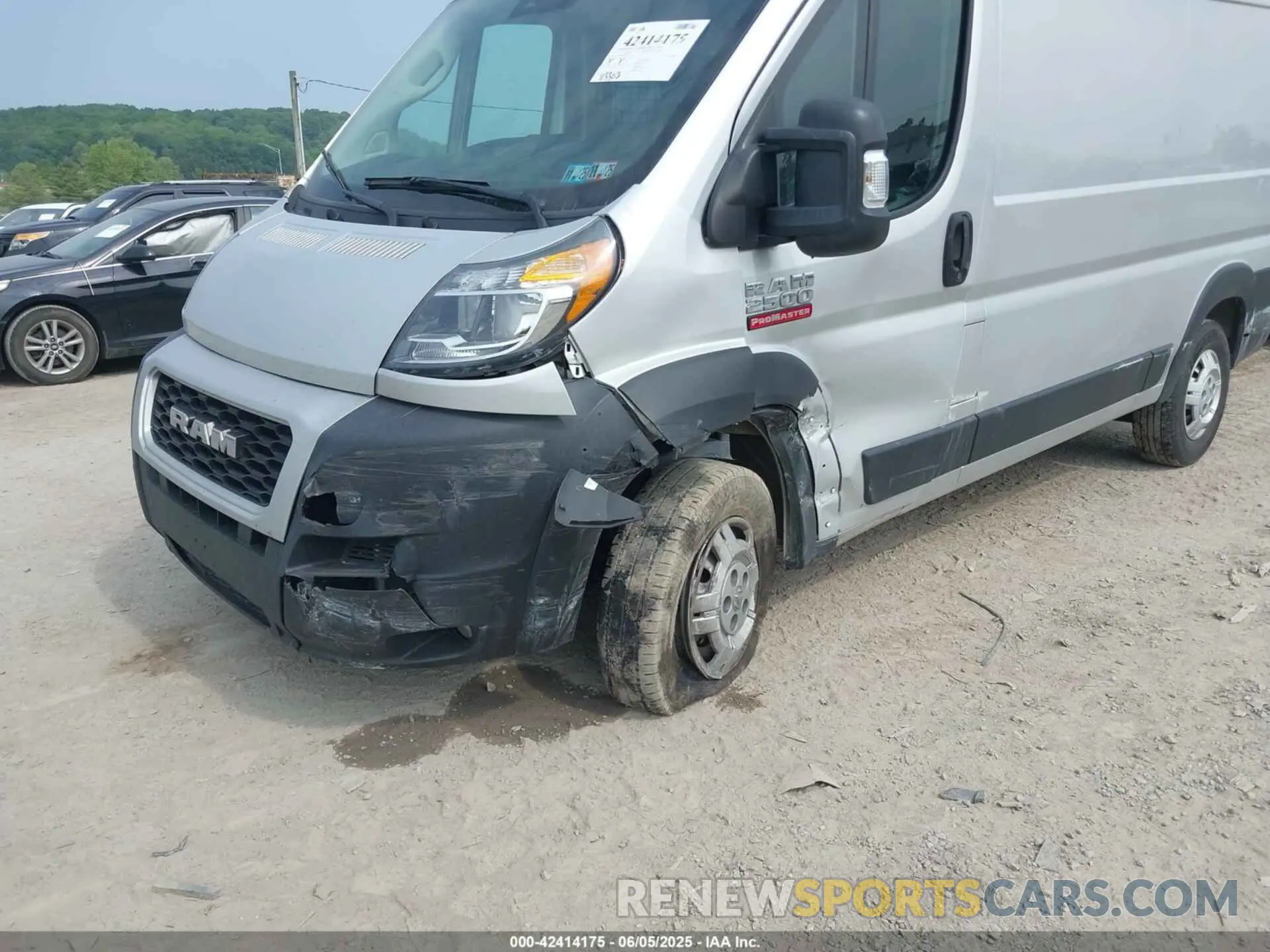 6 fotografías del automóvil dañado 3C6LRVVG3NE110178 RAM PROMASTER 2500 2022