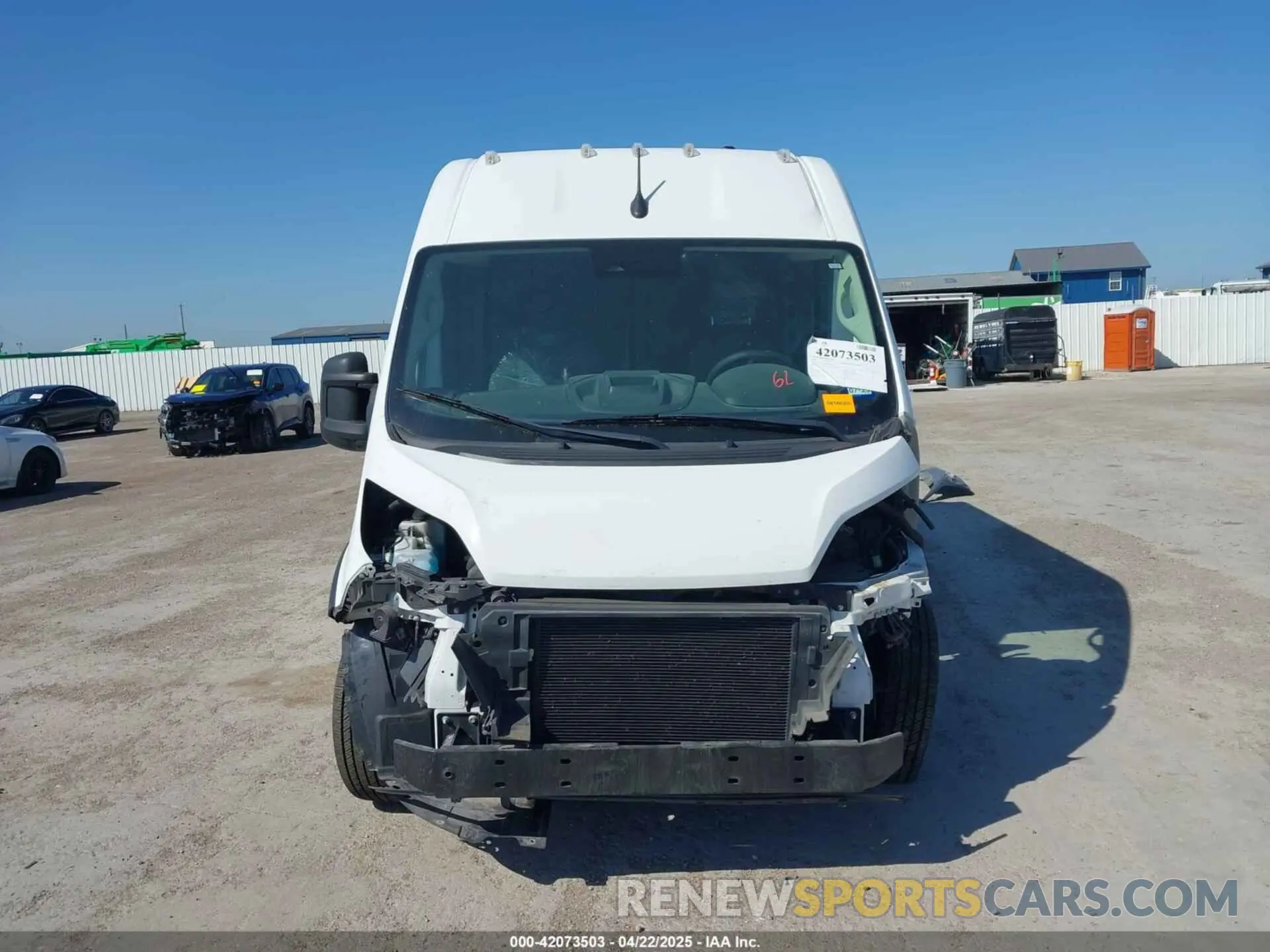 13 fotografías del automóvil dañado 3C6LRVCG3PE518637 RAM PROMASTER 2500 2023