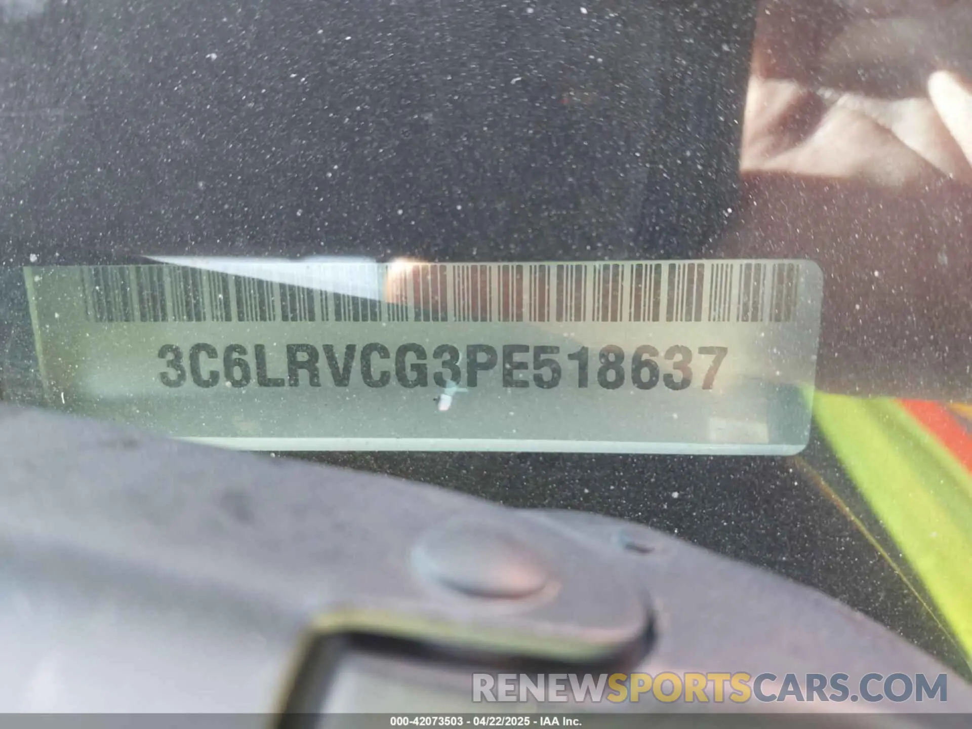 9 fotografías del automóvil dañado 3C6LRVCG3PE518637 RAM PROMASTER 2500 2023