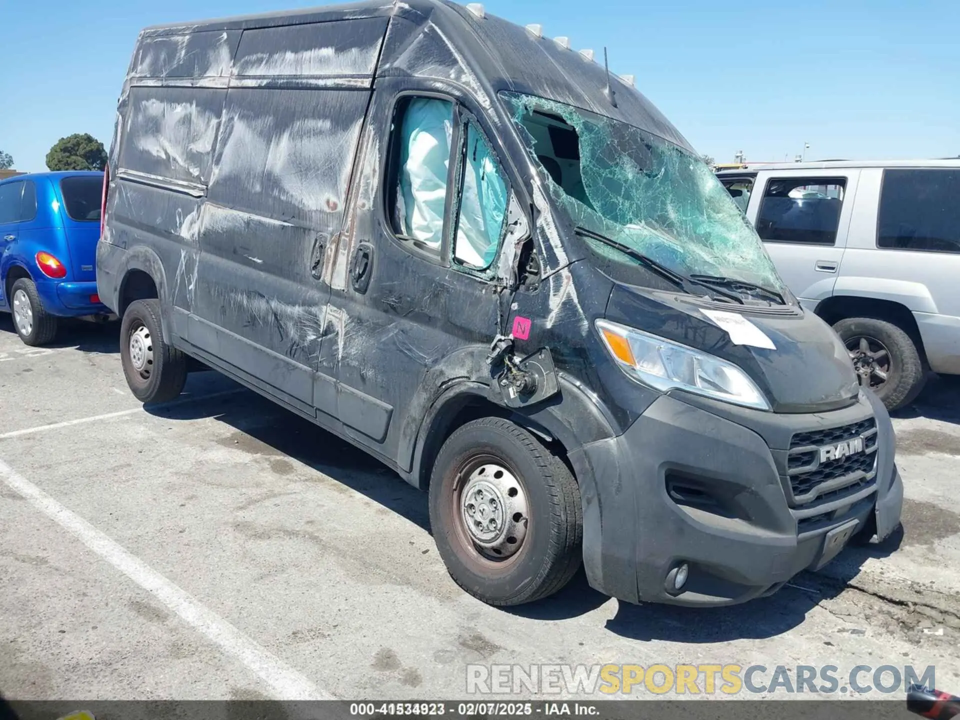 1 fotografías del automóvil dañado 3C6LRVCG5PE517392 RAM PROMASTER 2500 2023