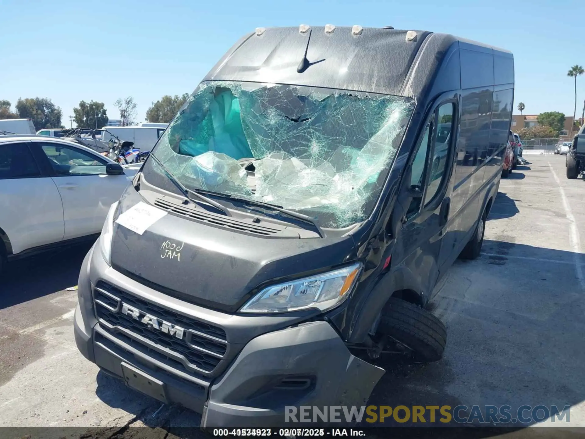 6 fotografías del automóvil dañado 3C6LRVCG5PE517392 RAM PROMASTER 2500 2023