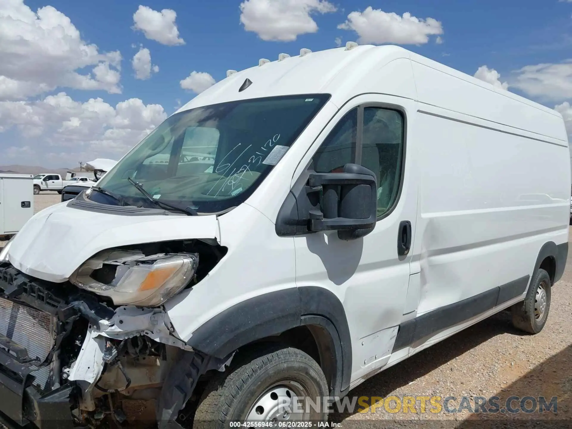 13 fotografías del automóvil dañado 3C6LRVDG2PE588385 RAM PROMASTER 2500 2023