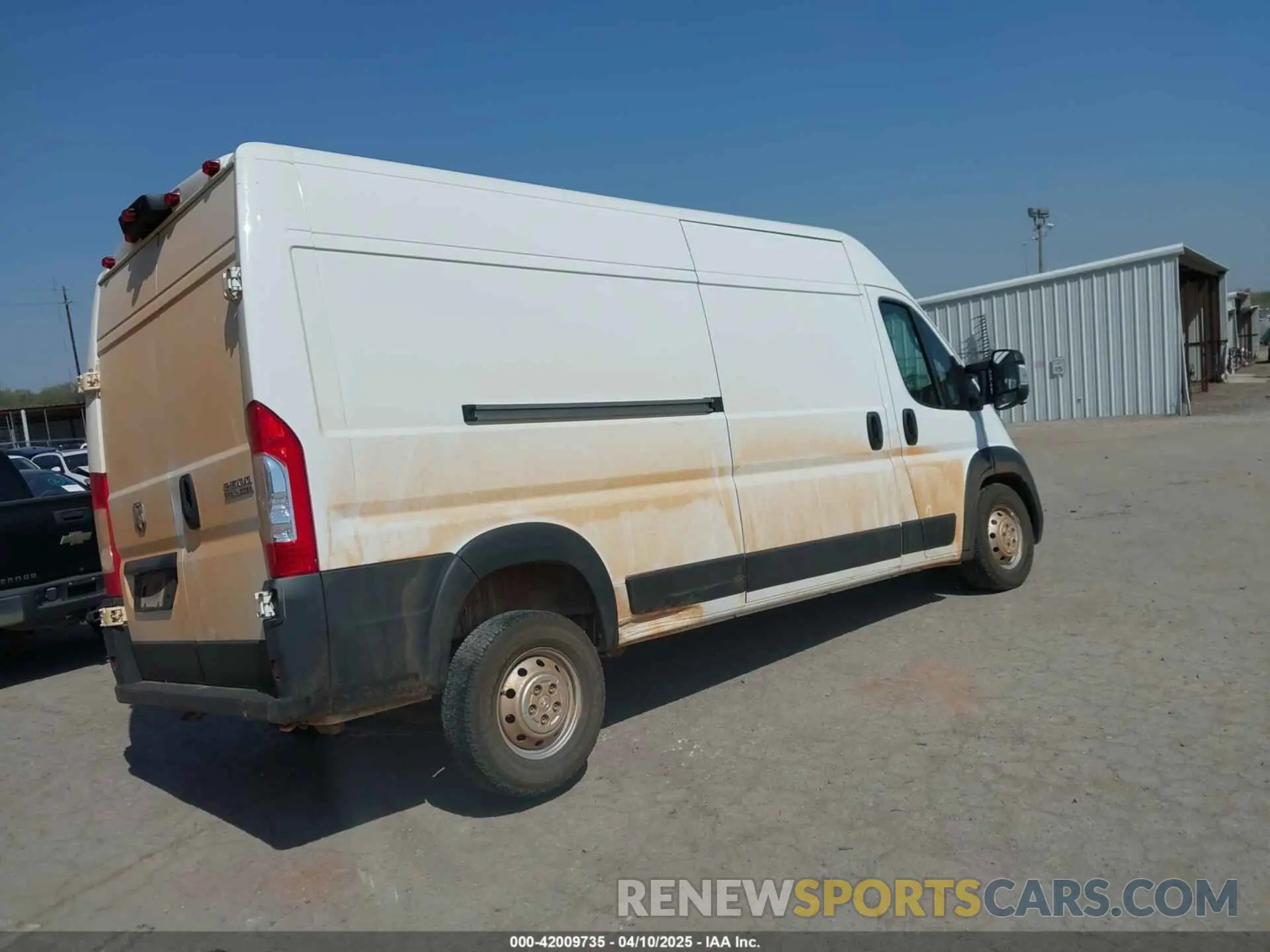 4 fotografías del automóvil dañado 3C6LRVDG3PE582496 RAM PROMASTER 2500 2023