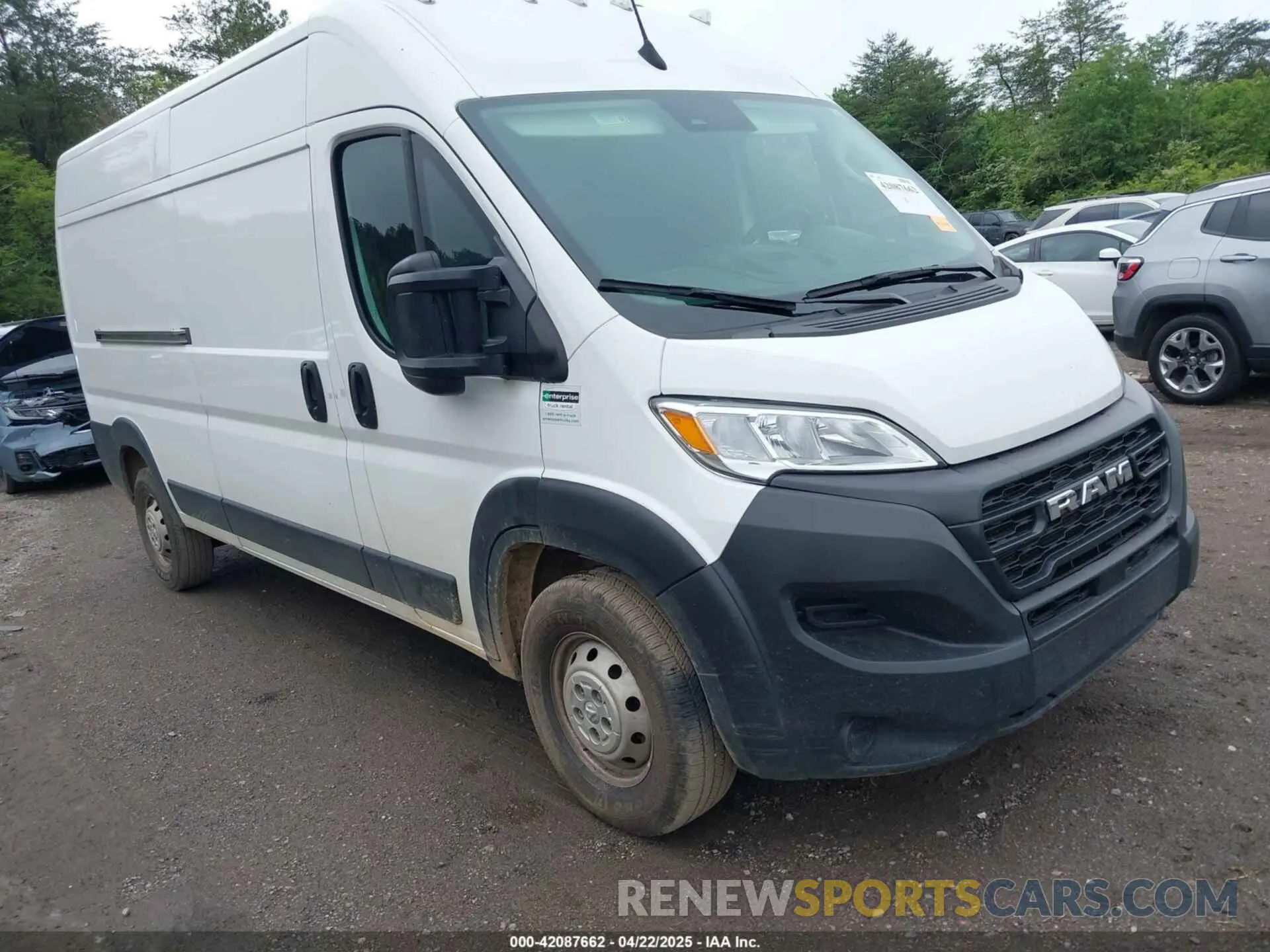 1 fotografías del automóvil dañado 3C6LRVDG5PE535261 RAM PROMASTER 2500 2023