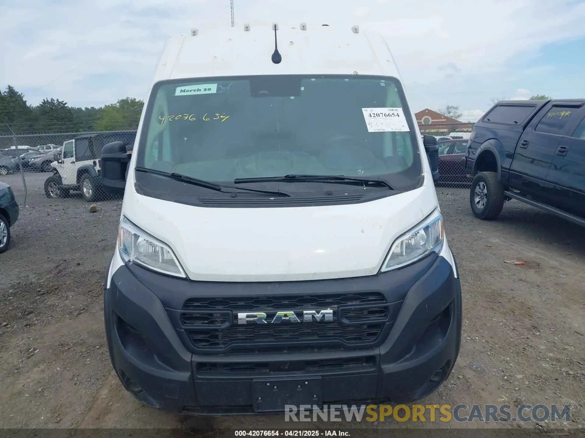 12 fotografías del automóvil dañado 3C6LRVDG5PE572066 RAM PROMASTER 2500 2023