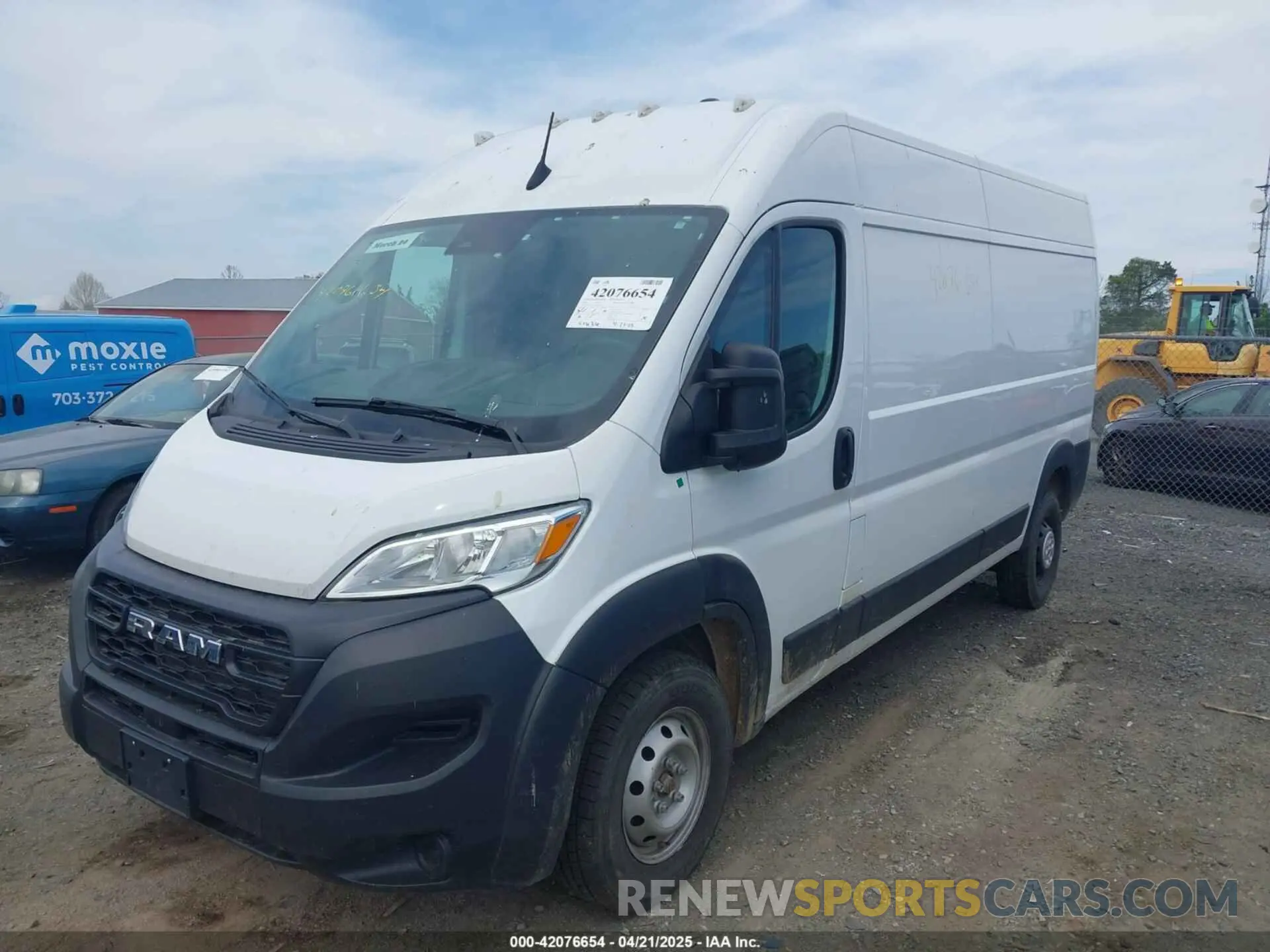 2 fotografías del automóvil dañado 3C6LRVDG5PE572066 RAM PROMASTER 2500 2023