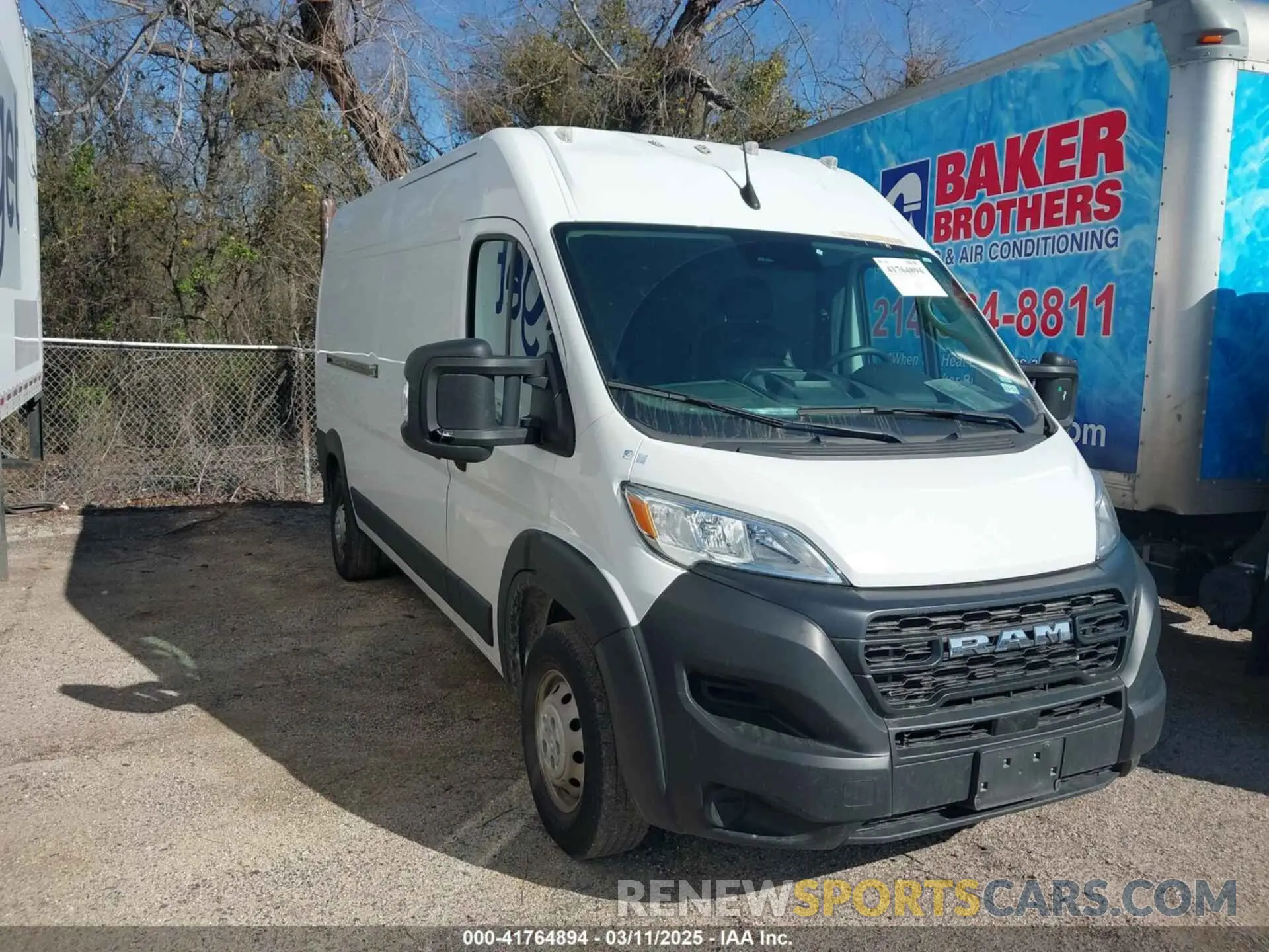 1 fotografías del automóvil dañado 3C6LRVDG8PE548926 RAM PROMASTER 2500 2023