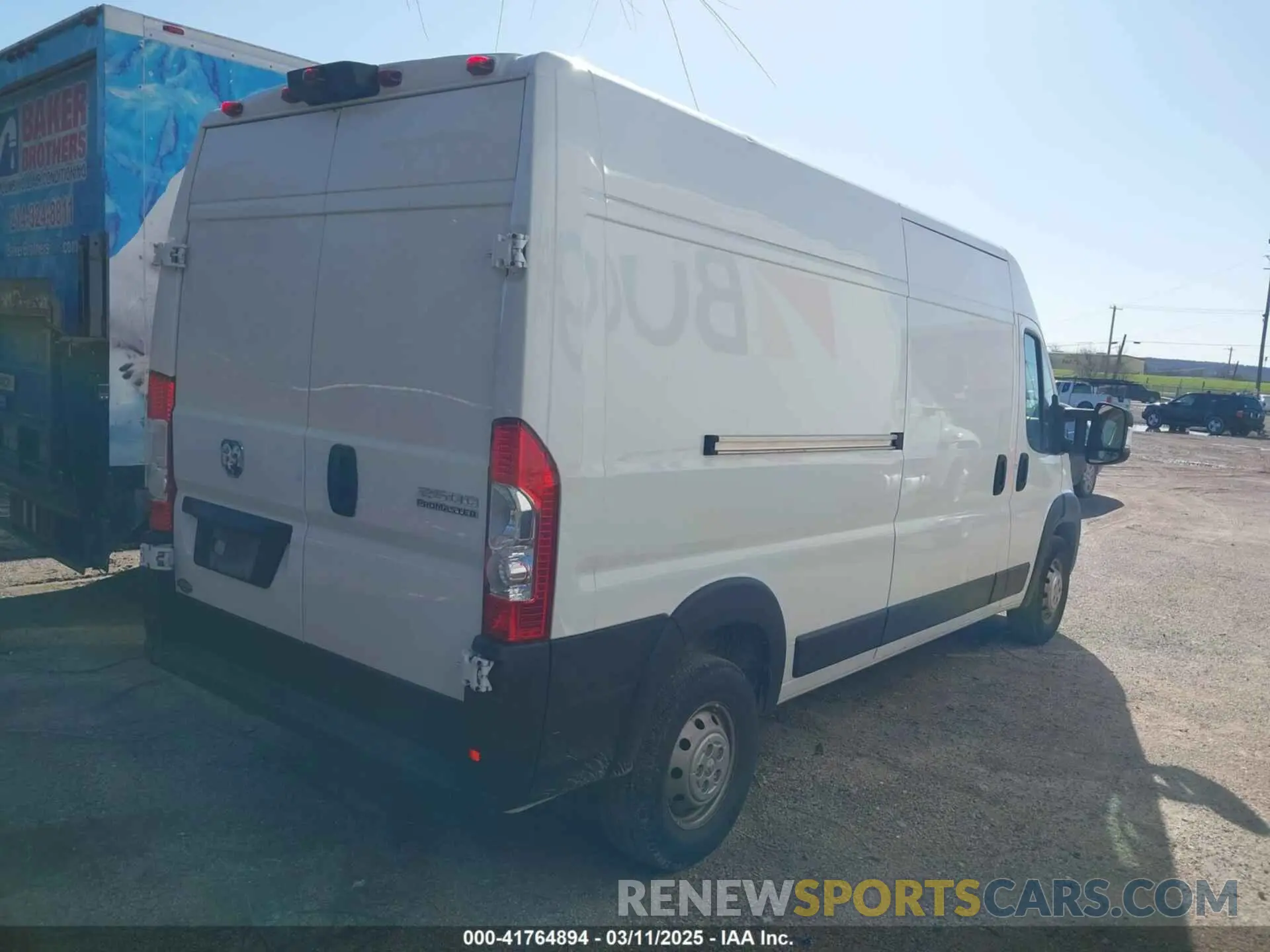 4 fotografías del automóvil dañado 3C6LRVDG8PE548926 RAM PROMASTER 2500 2023