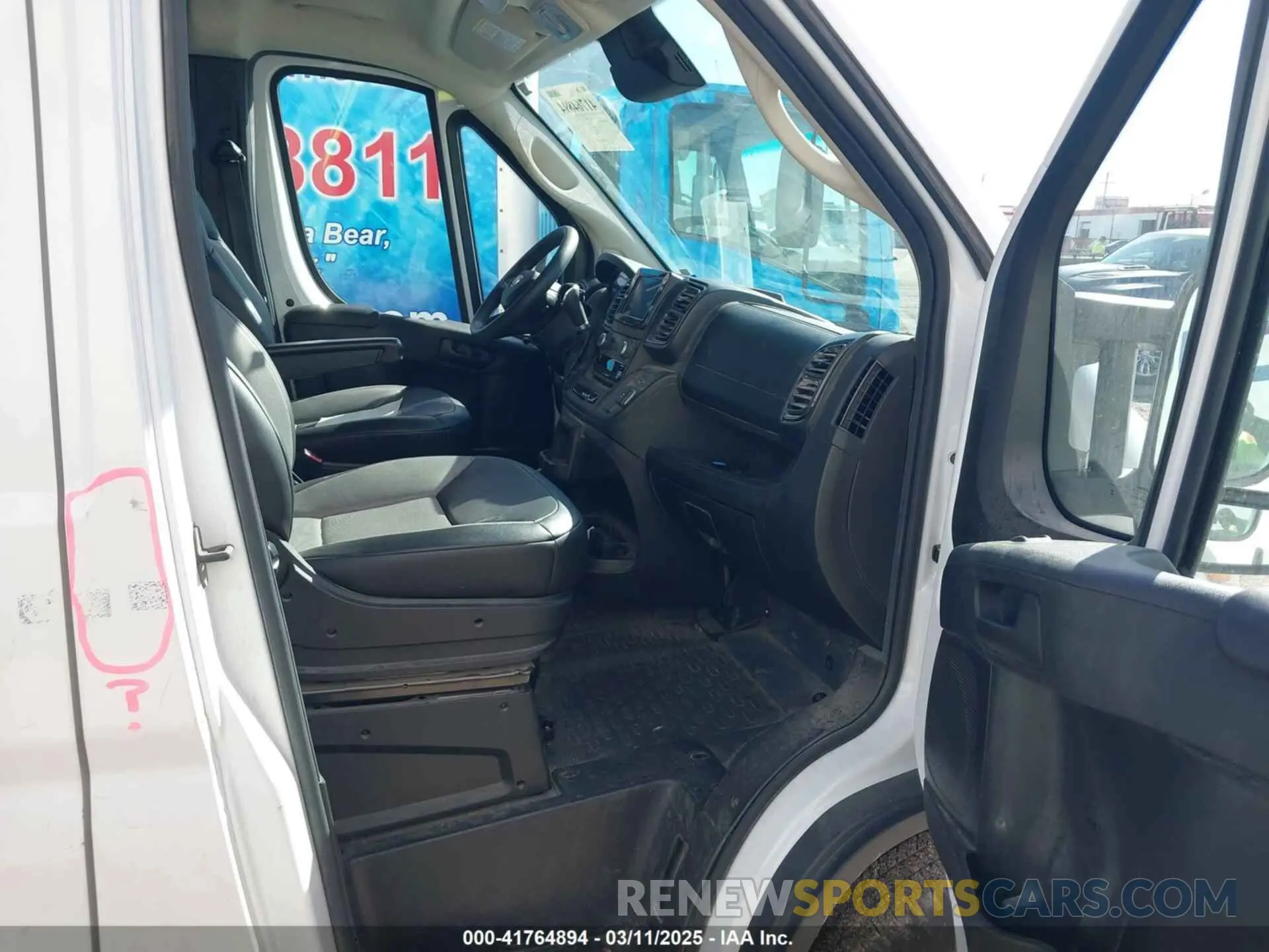 5 fotografías del automóvil dañado 3C6LRVDG8PE548926 RAM PROMASTER 2500 2023