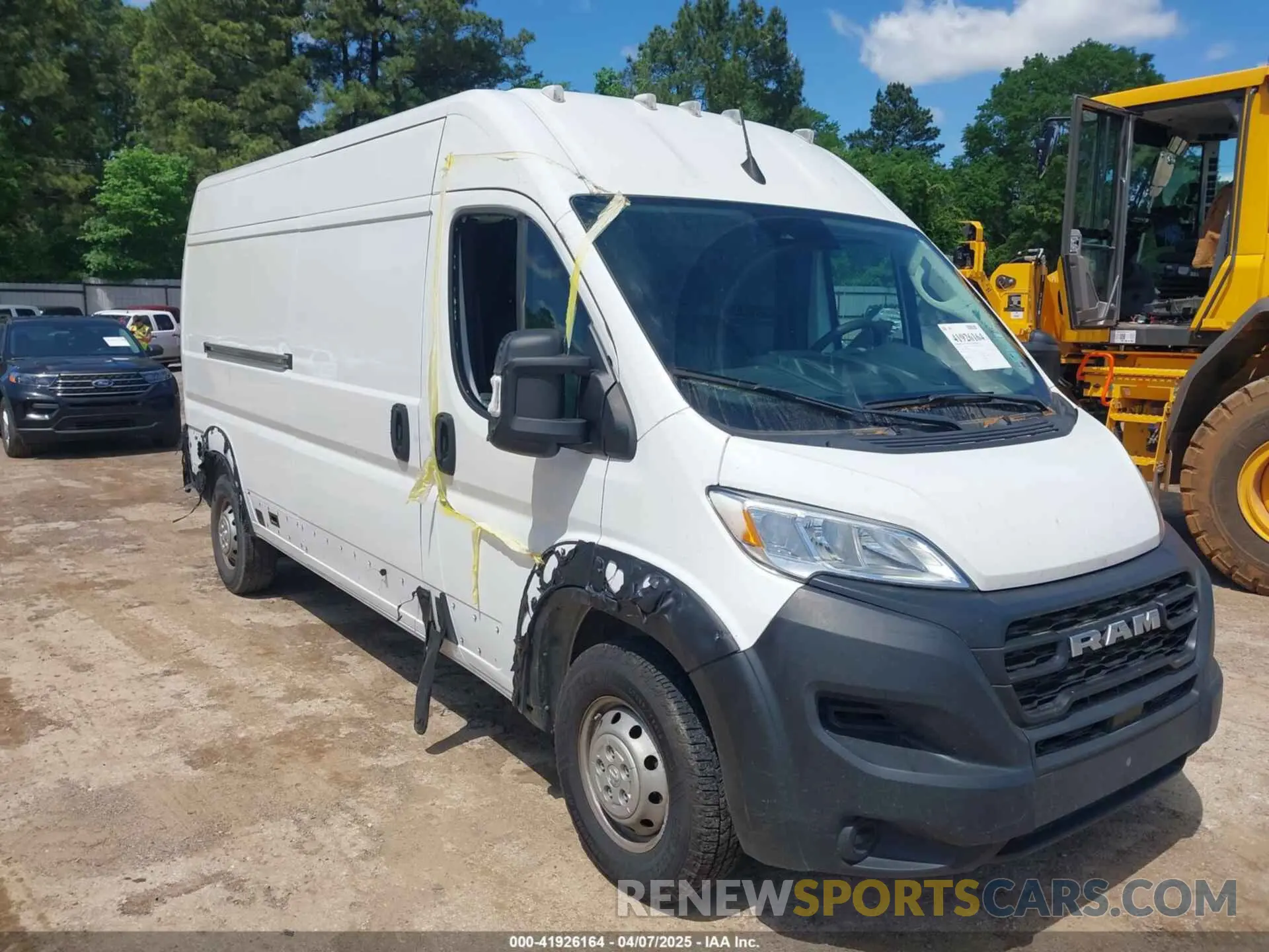 1 fotografías del automóvil dañado 3C6LRVDG8PE552913 RAM PROMASTER 2500 2023