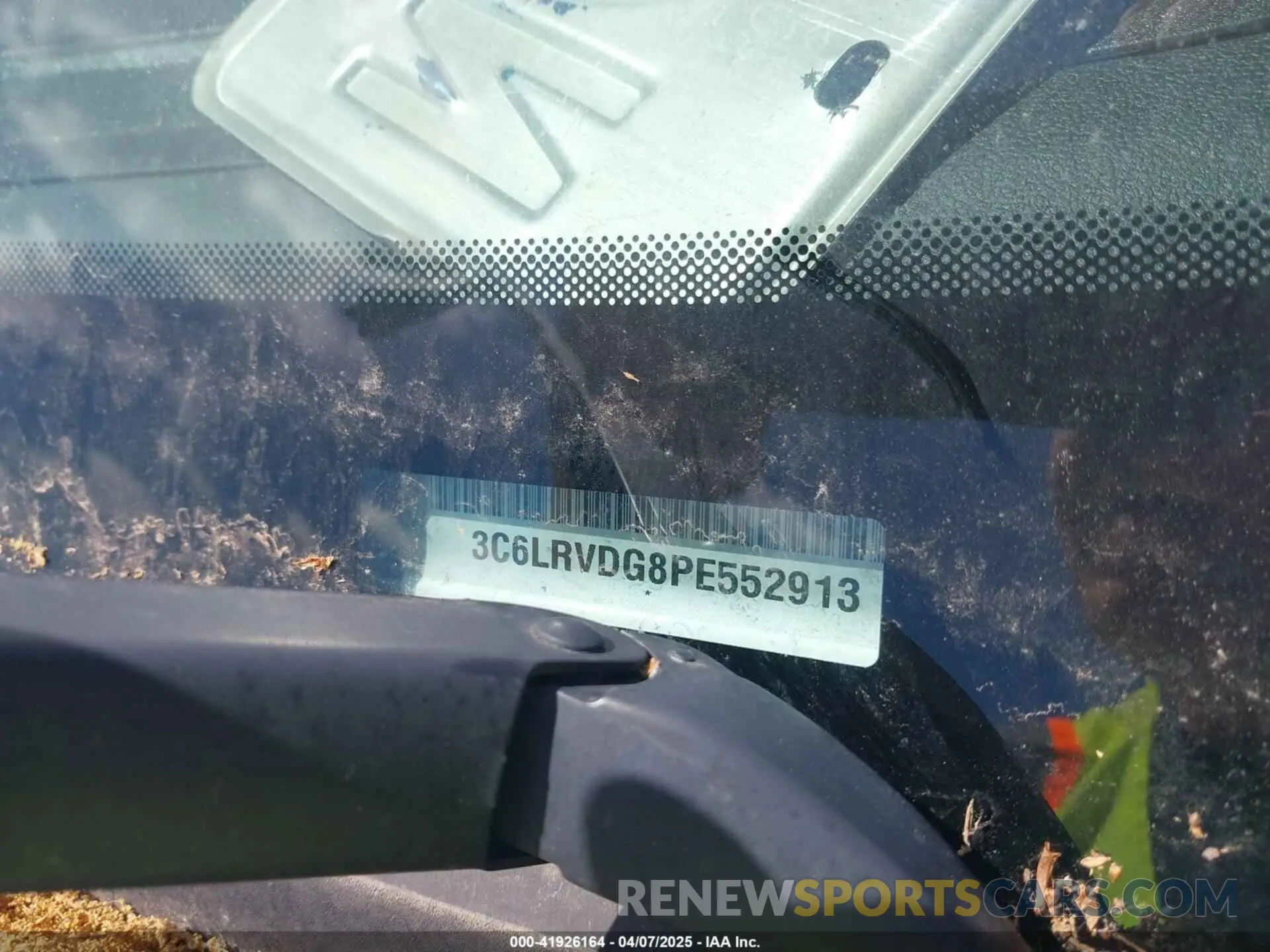 9 fotografías del automóvil dañado 3C6LRVDG8PE552913 RAM PROMASTER 2500 2023