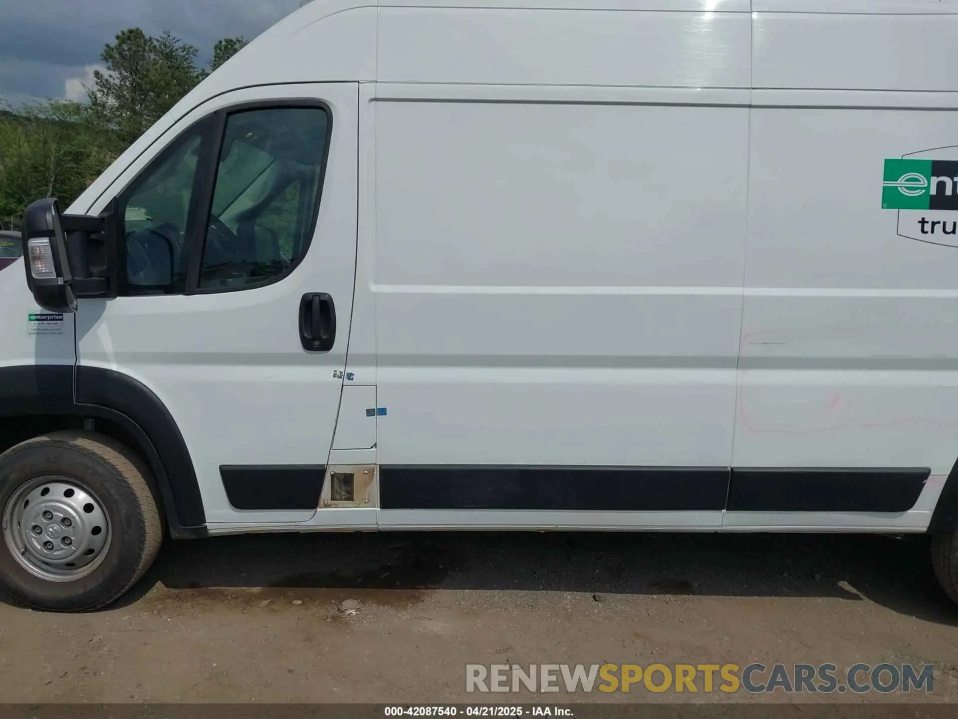 14 fotografías del automóvil dañado 3C6LRVDG8PE593865 RAM PROMASTER 2500 2023
